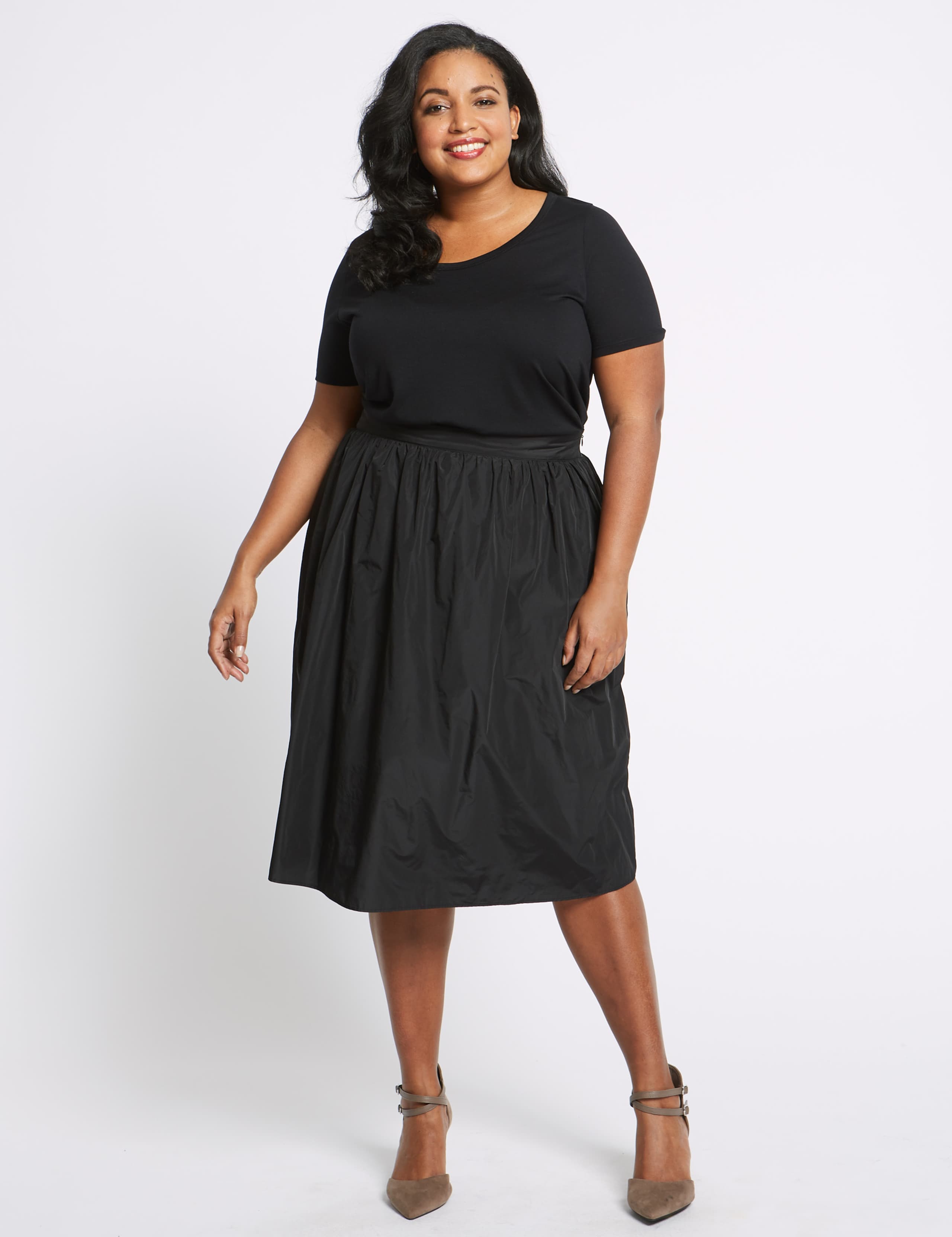 CURVE Full Midi Skirt 1 of 5