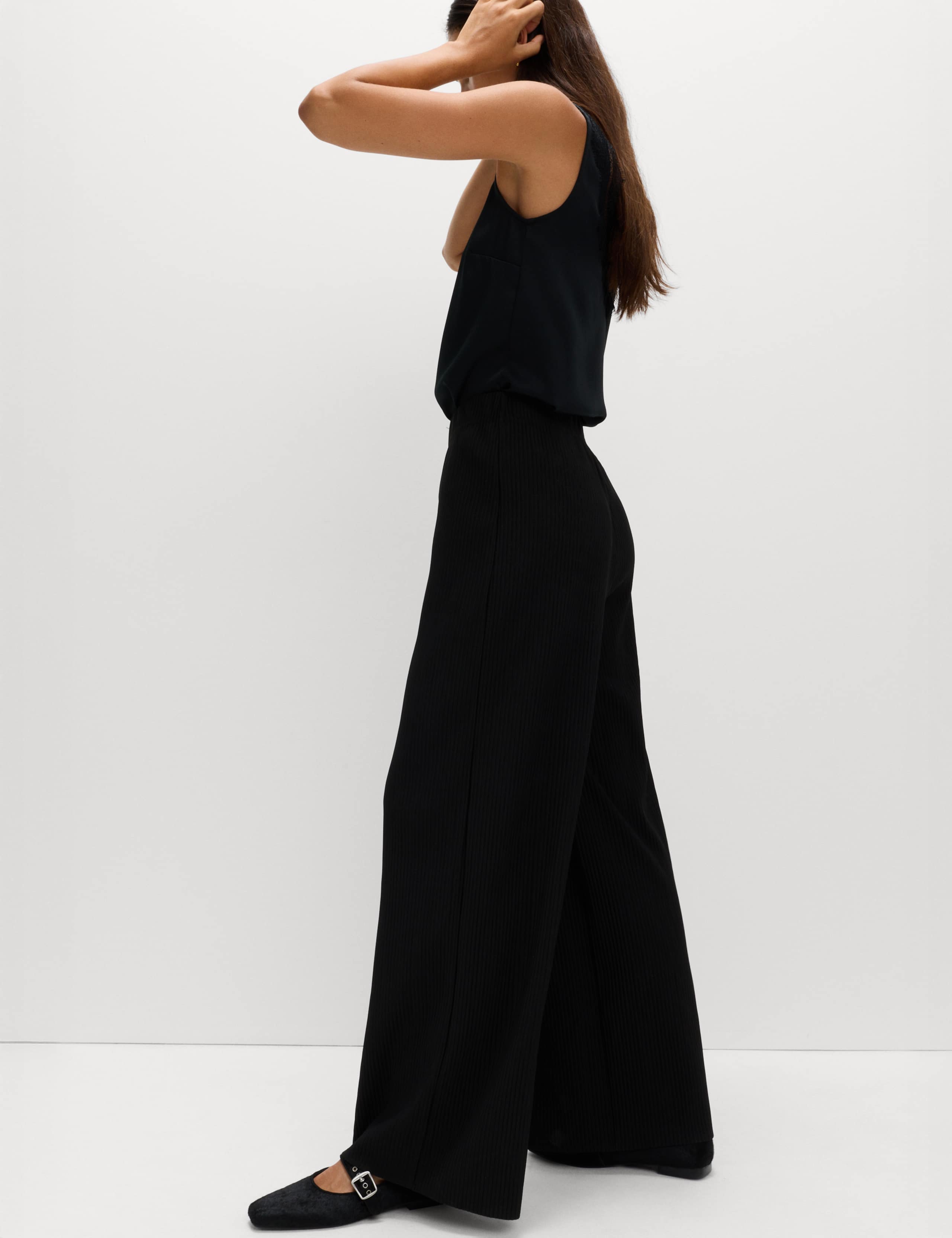 Plisse Elasticated Waist Trousers 4 of 6
