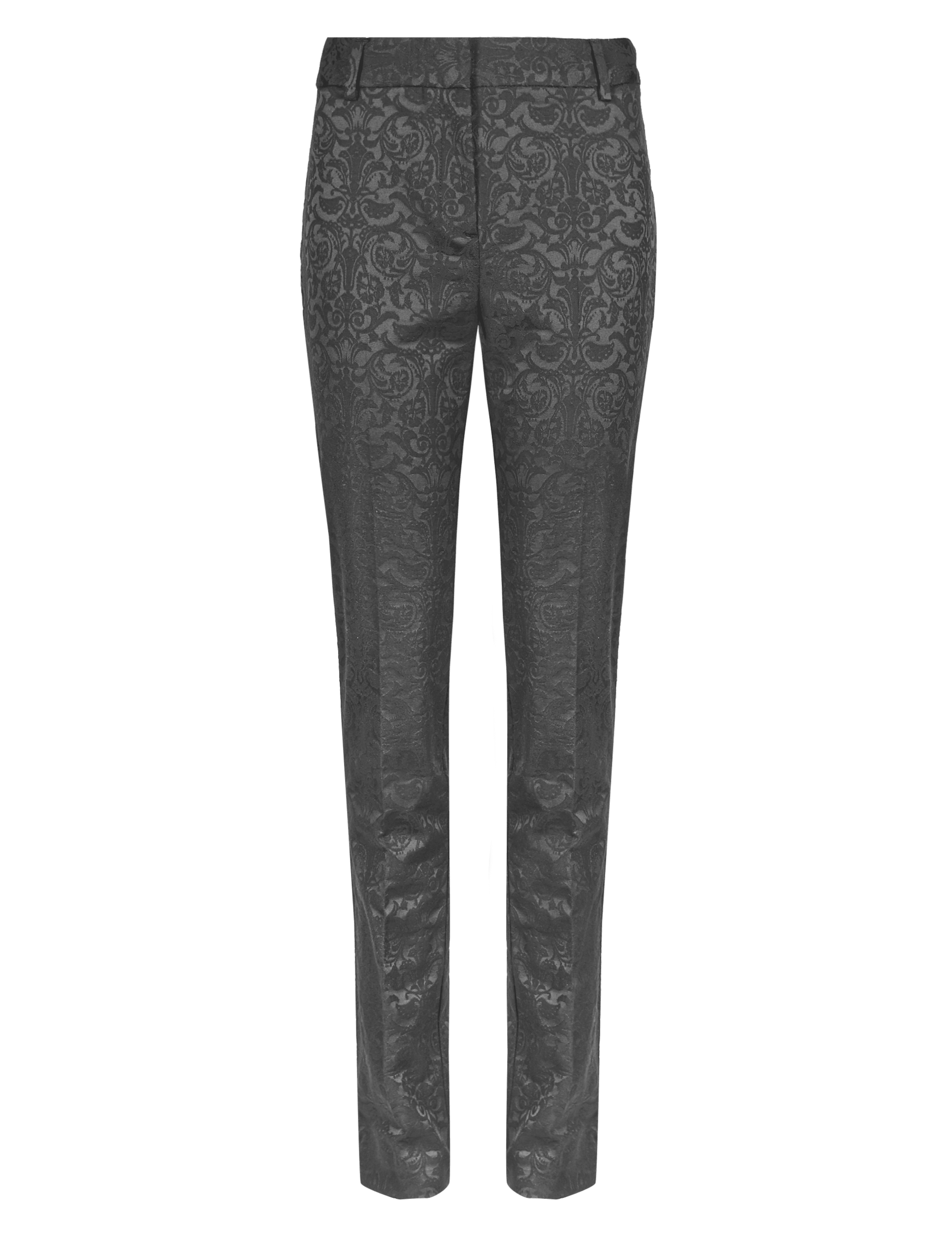 Modern Slim Leg Jacquard Trousers 2 of 4