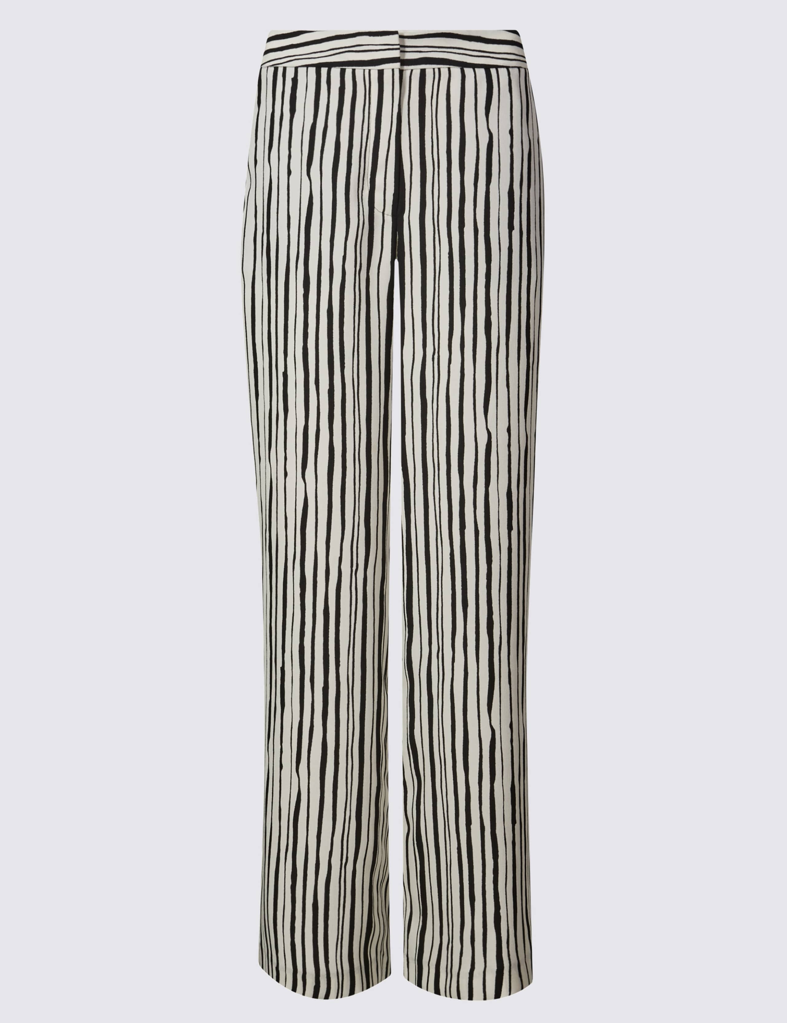Striped Wide Leg Trousers 1 of 6