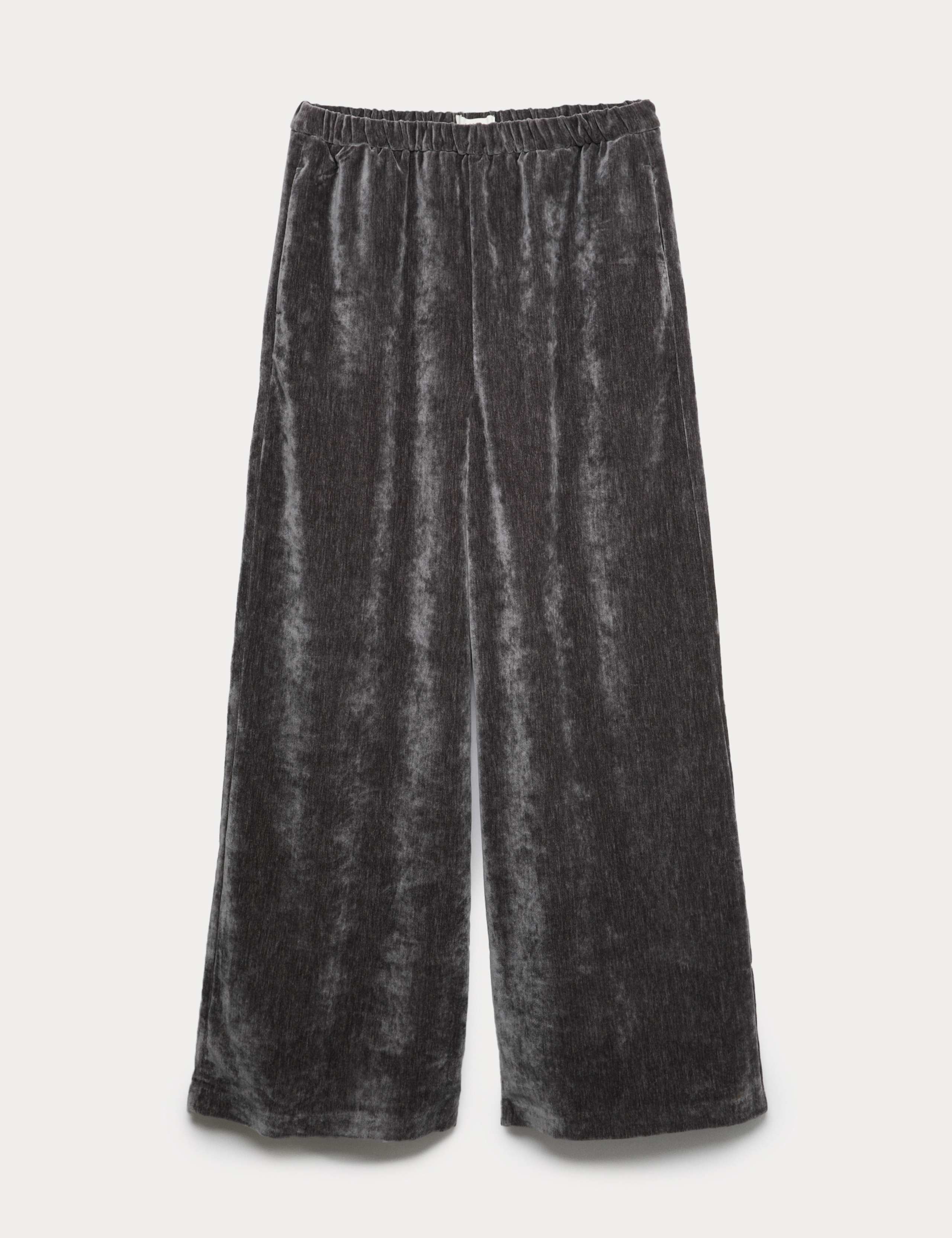 Mottled Velvet Straight Leg Trousers 2 of 6