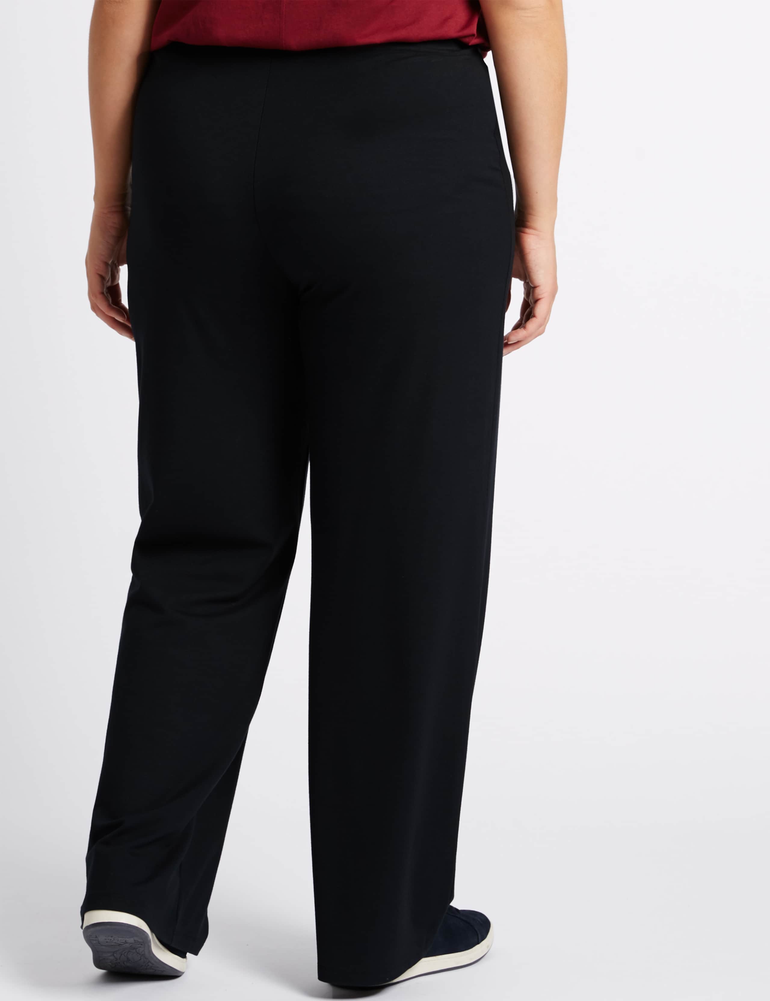 Jersey Wide Leg Trousers 3 of 3