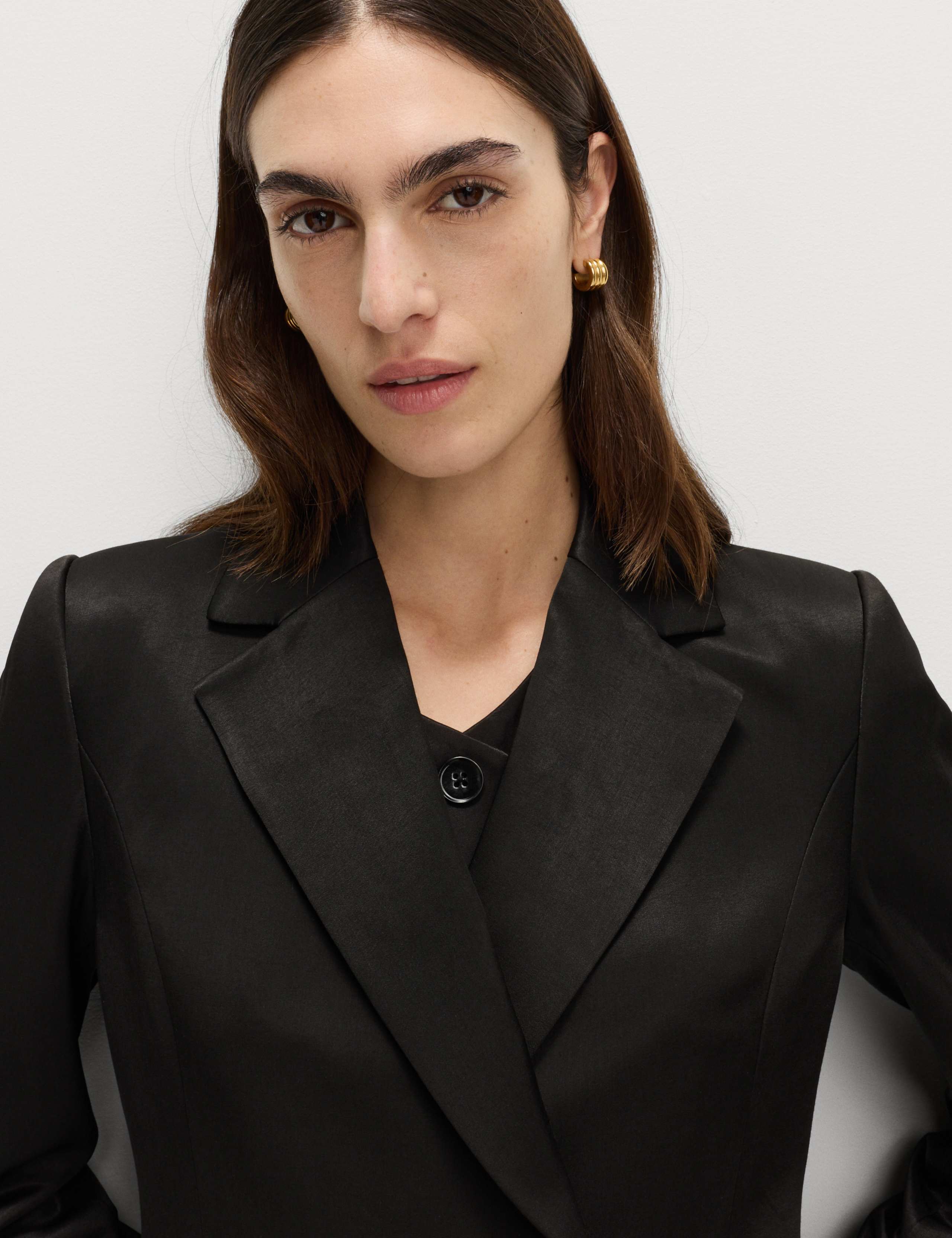 Satin Waisted Blazer 3 of 7