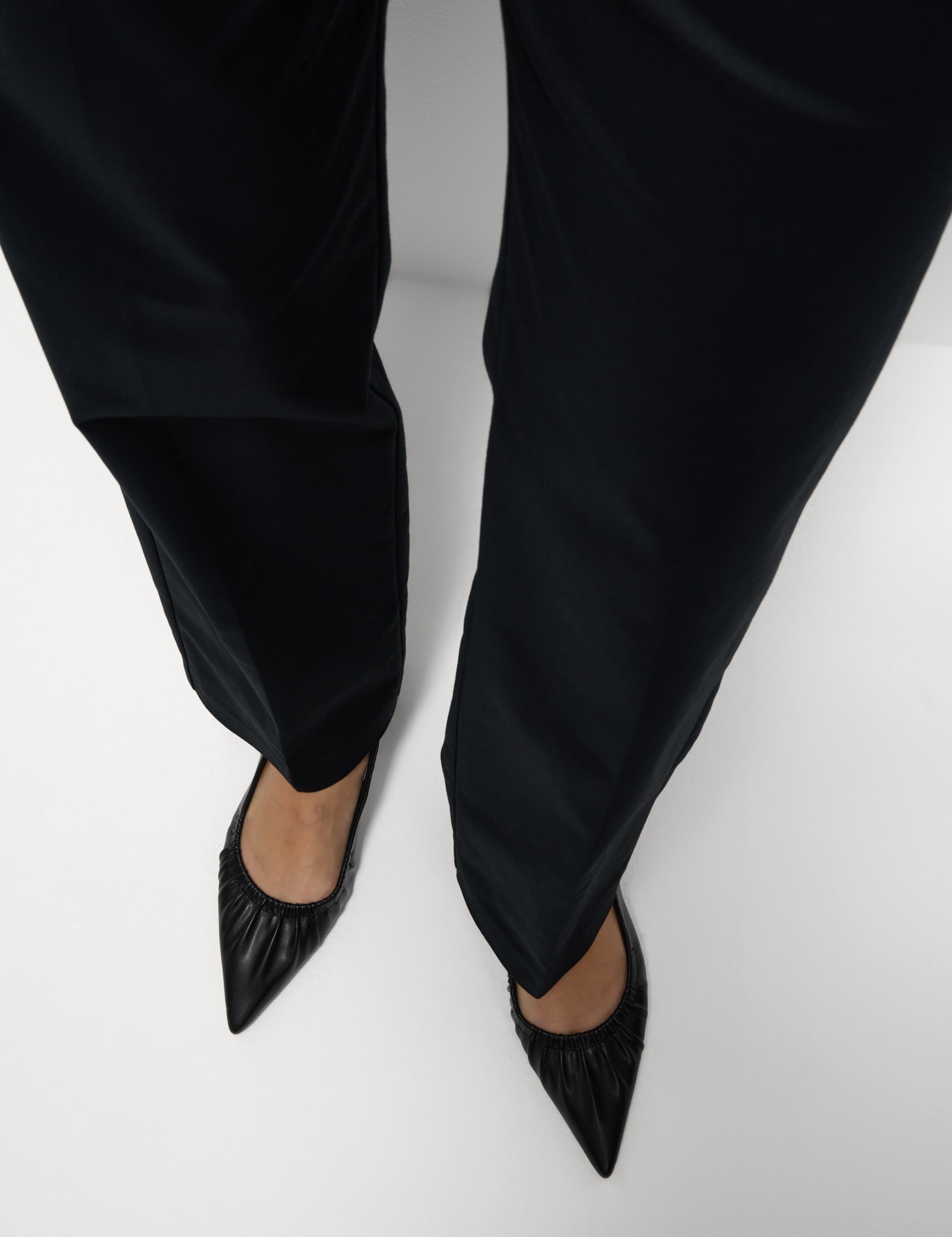 Cotton Rich Straight Leg Trousers 6 of 6