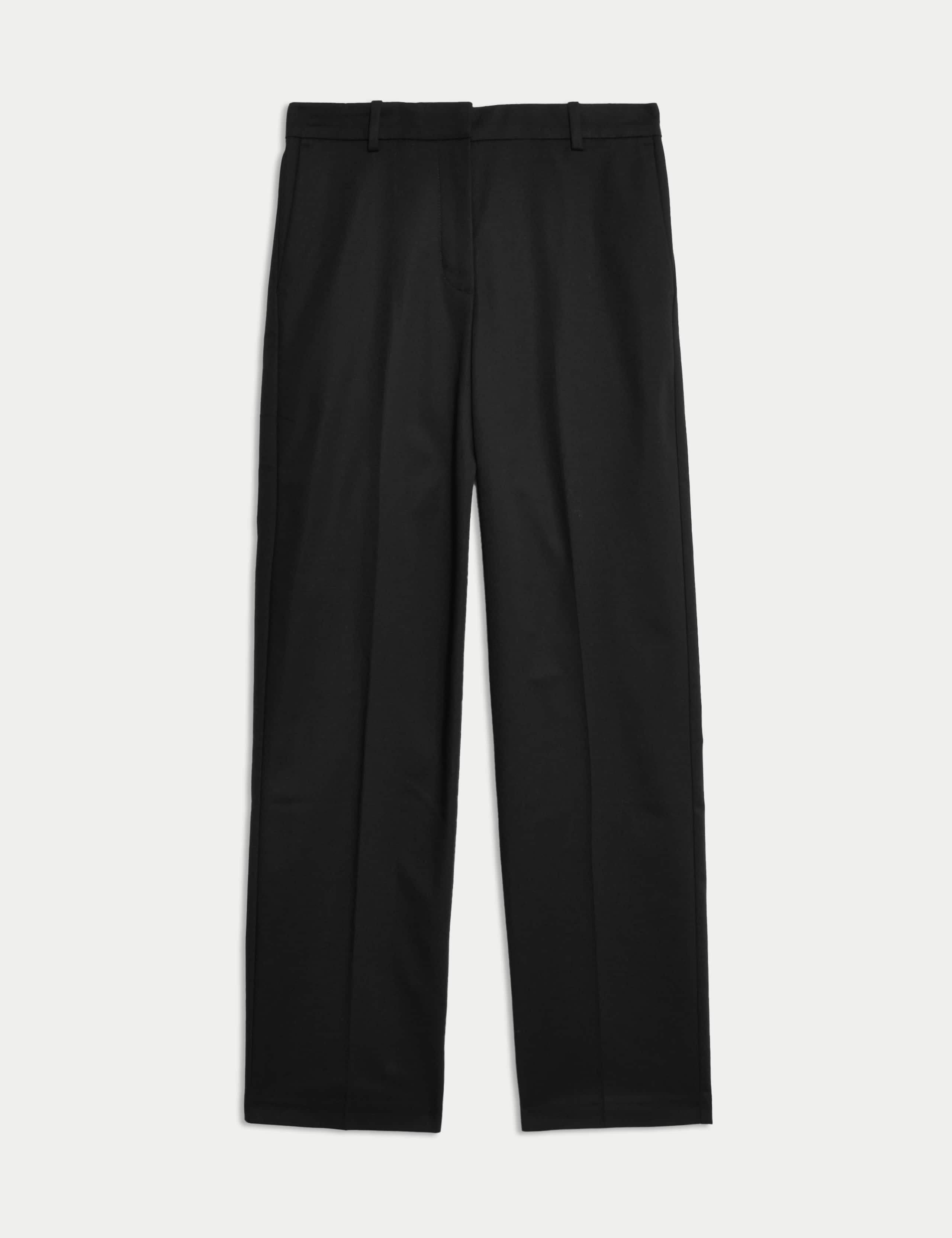 Cotton Rich Straight Leg Trousers 2 of 6