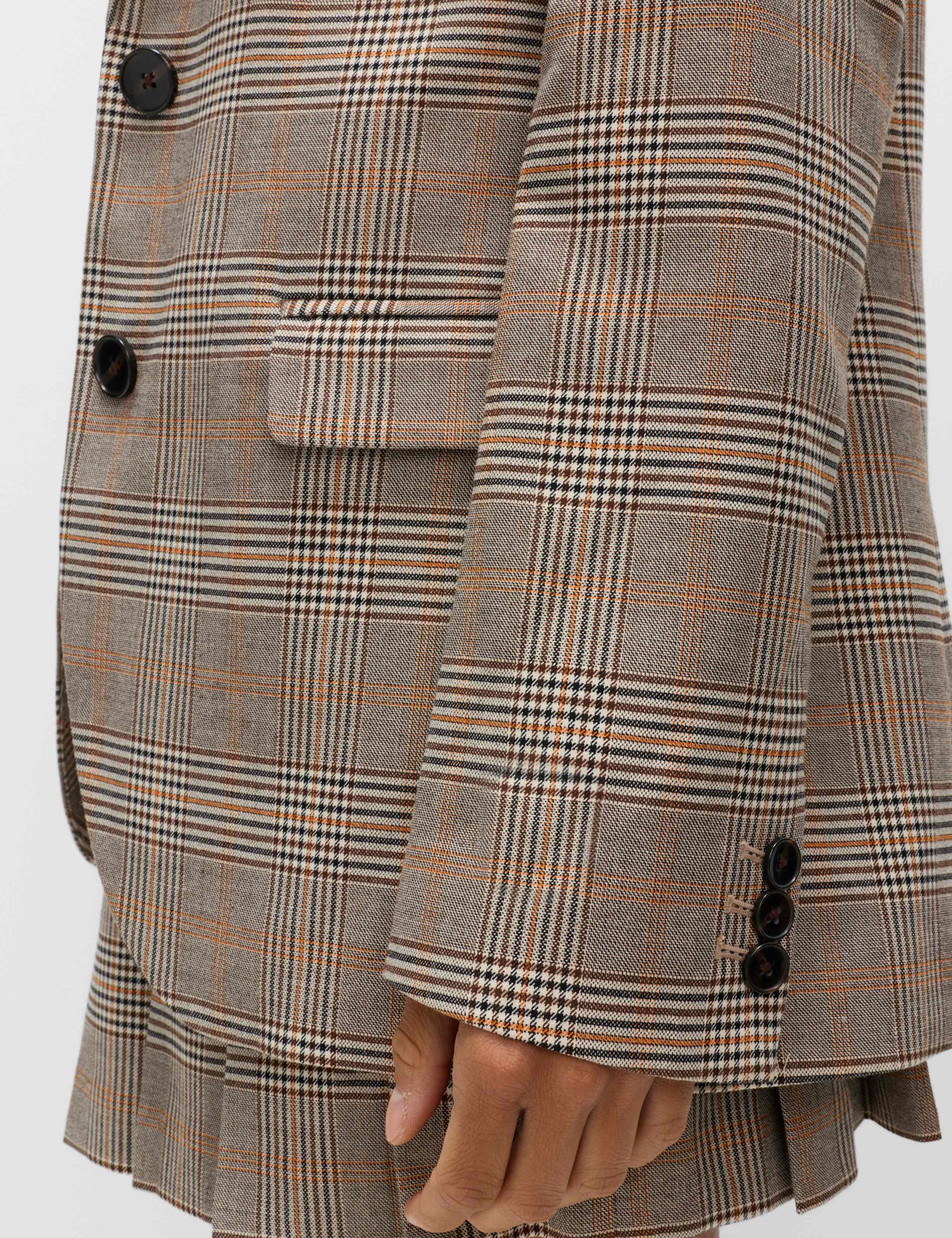 Checked Single Breasted Blazer 4 of 7