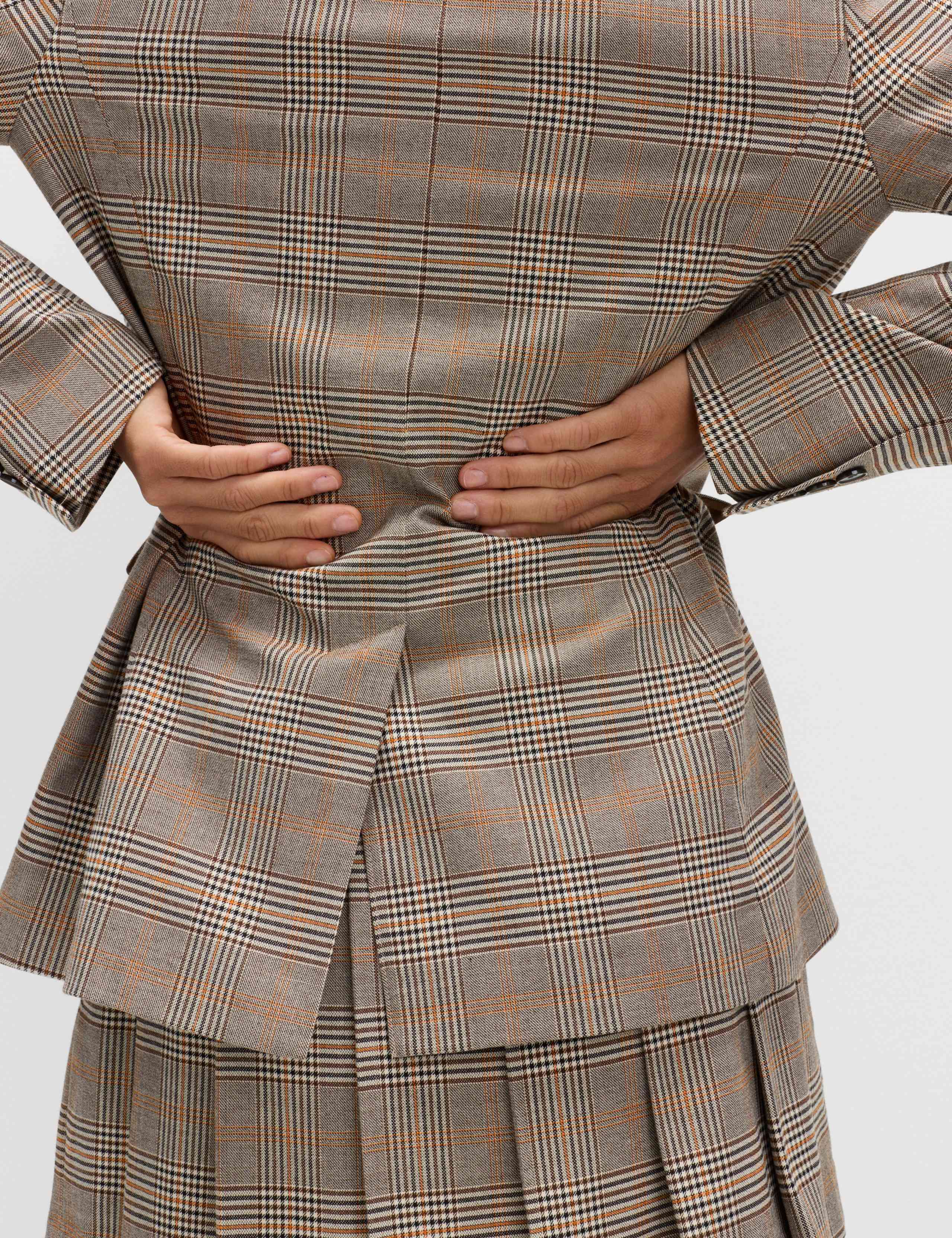 Checked Single Breasted Blazer 5 of 7