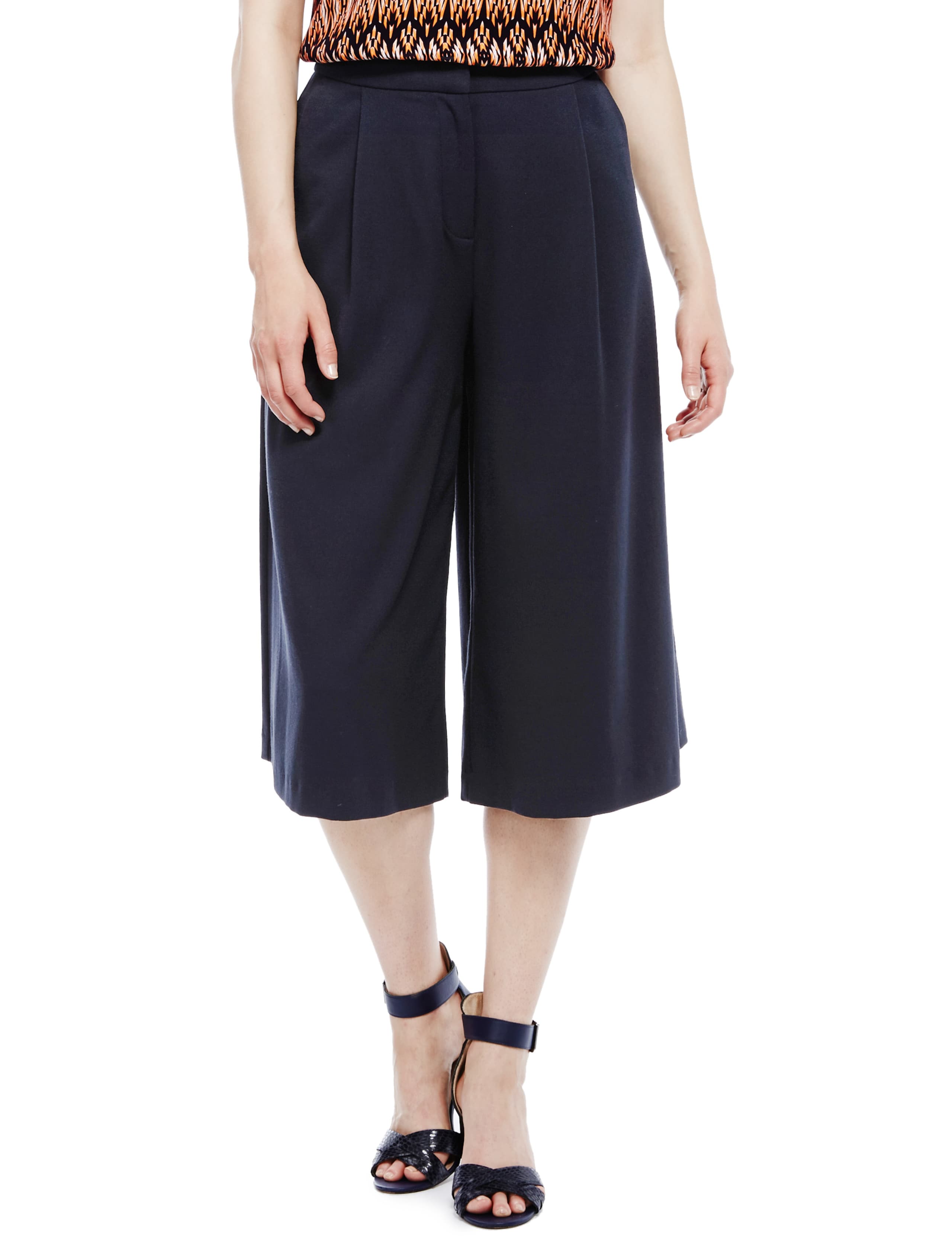 Pleated Front Wide Leg Culottes 1 of 6