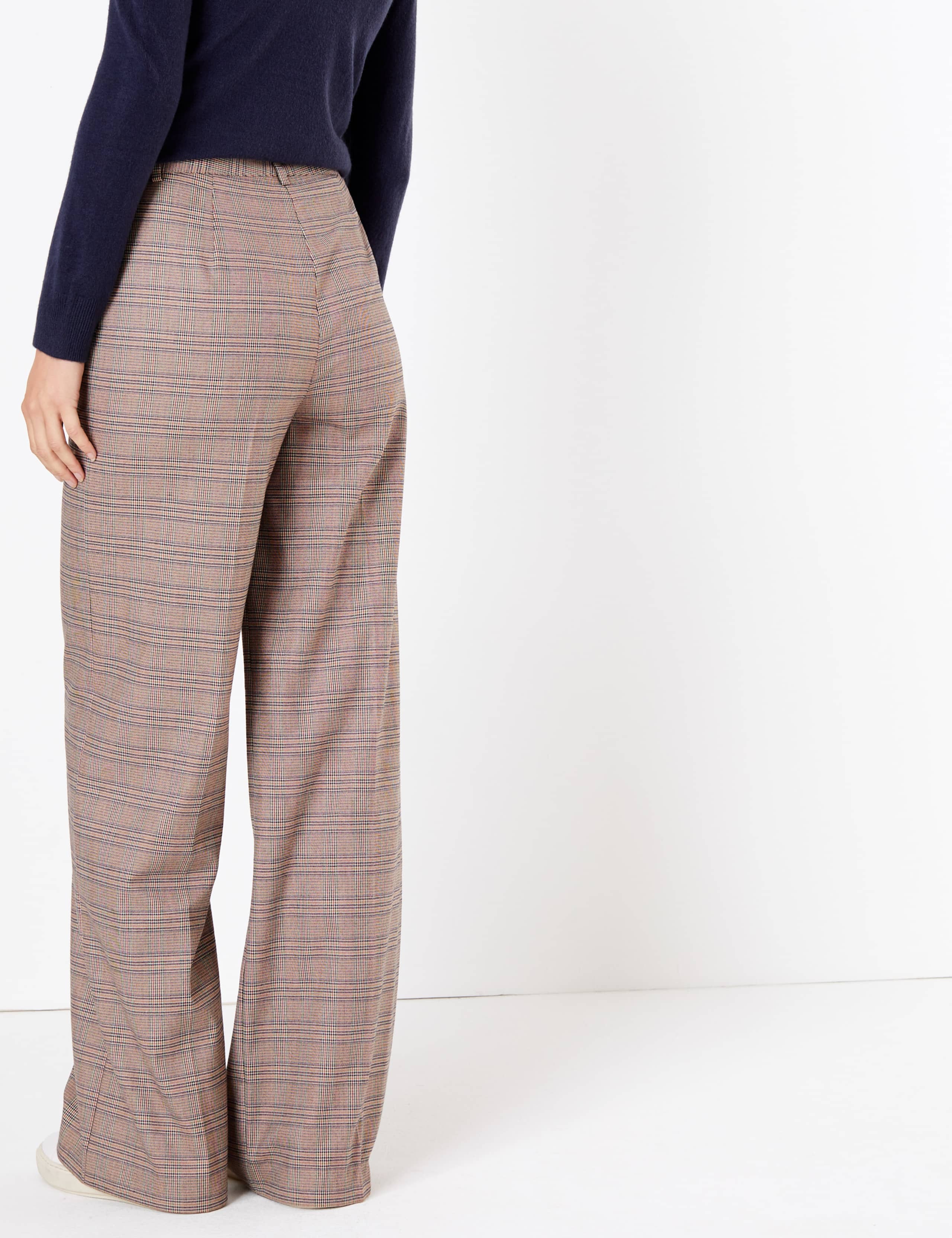 Checked Wide Leg Trousers 2 of 4