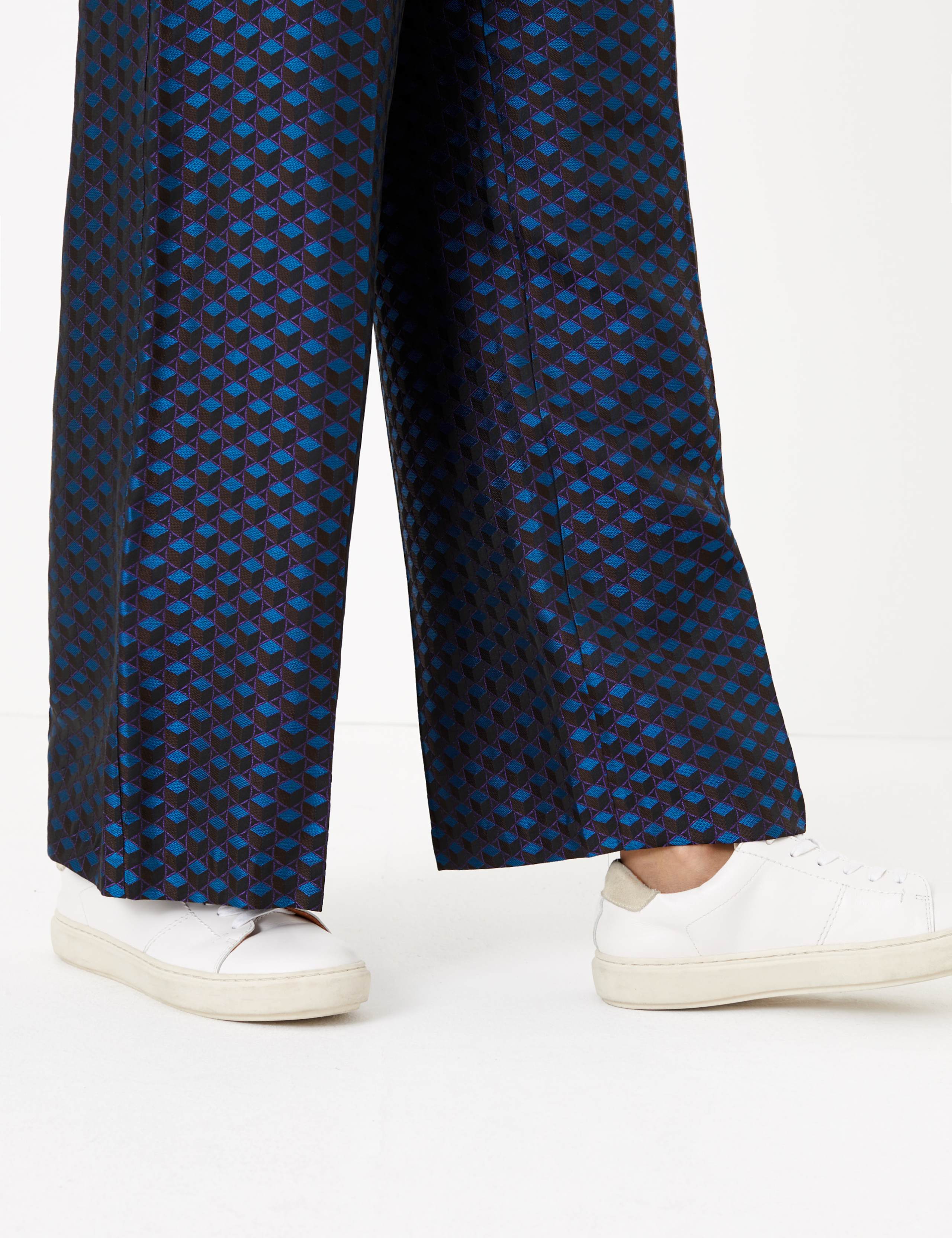 Jacquard Wide Leg Trousers 5 of 5