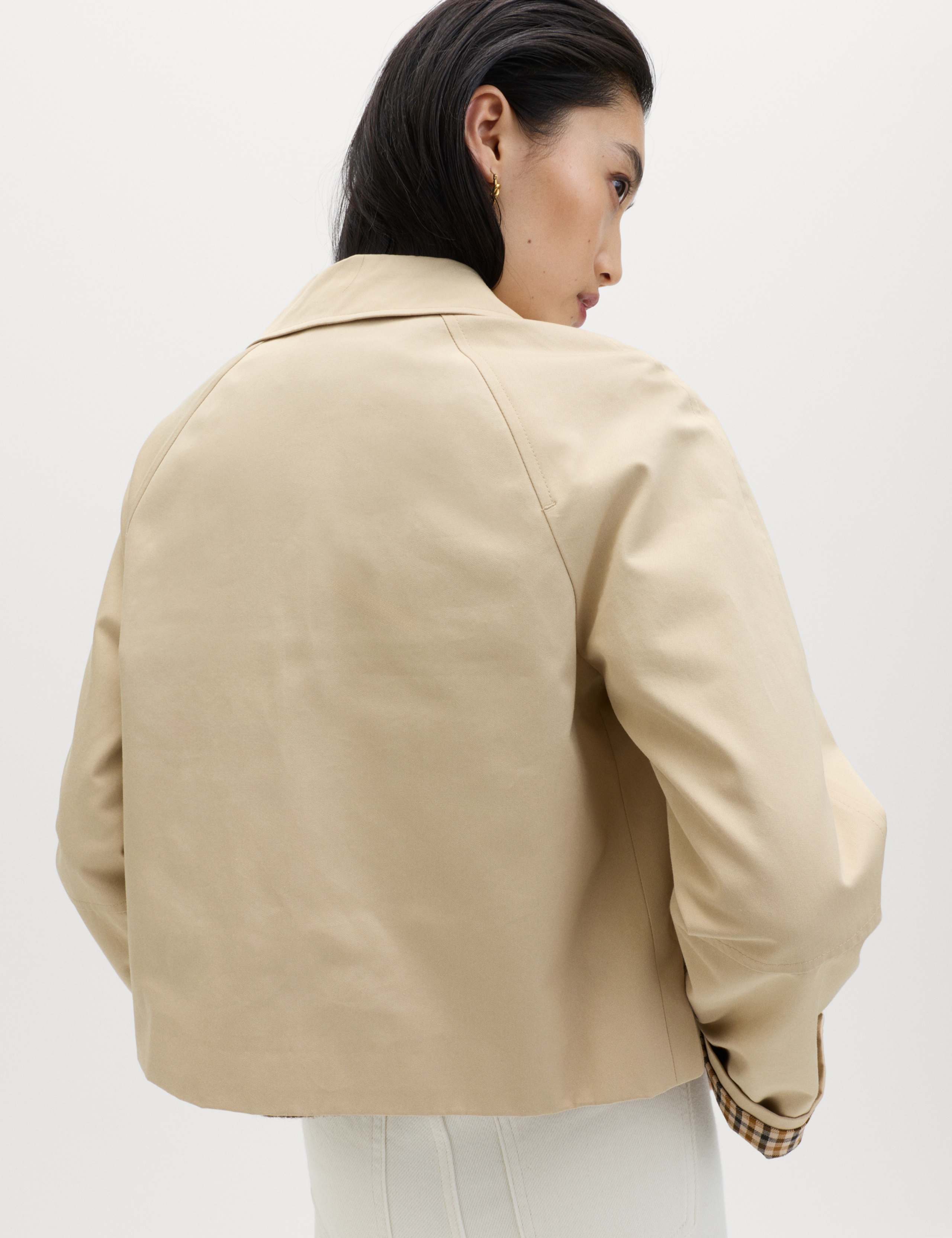 Pure Cotton Short Car Coat 7 of 7