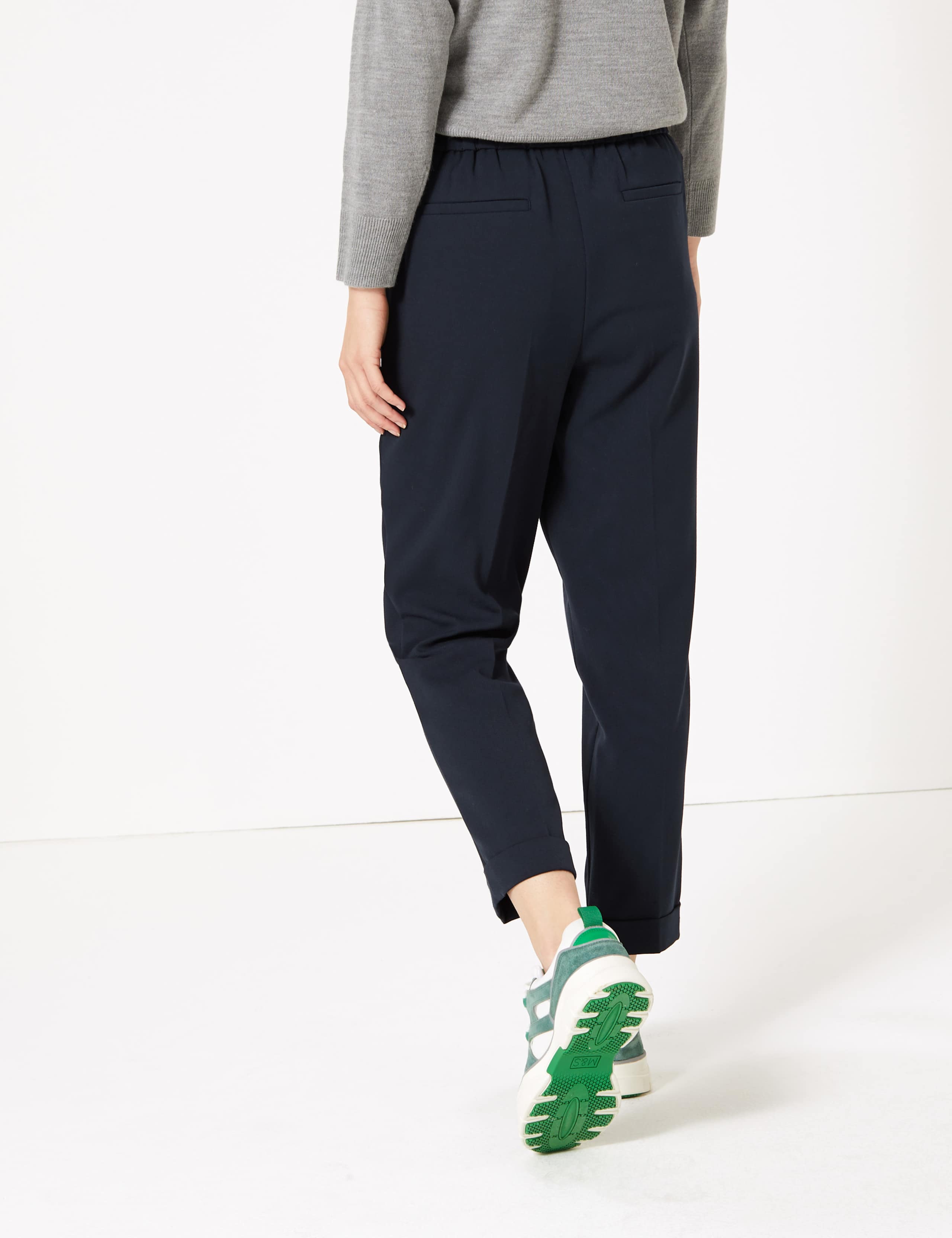 Drawstring Tapered Ankle Grazer Trousers 3 of 6