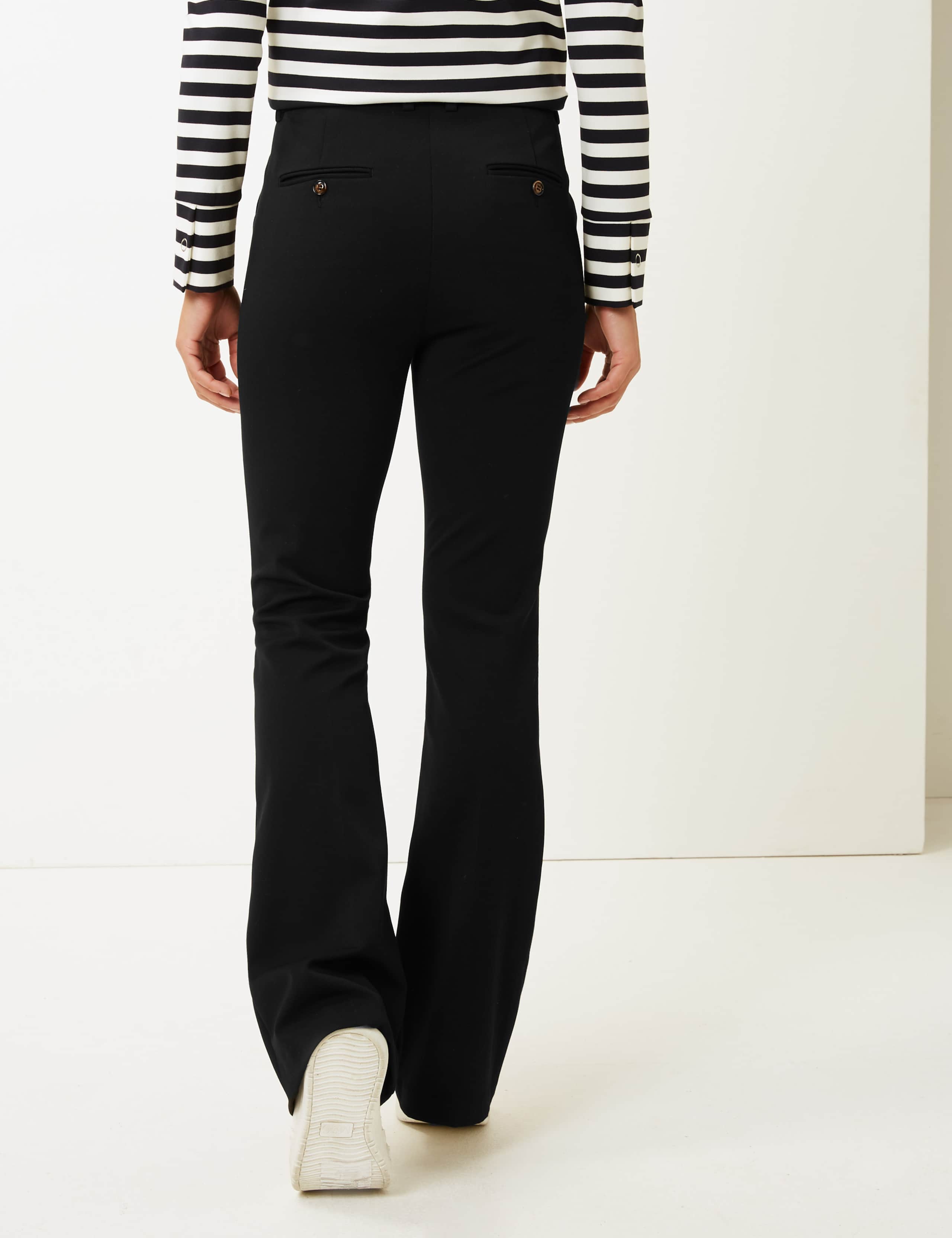 Slim Bootcut Leg Trousers 3 of 5