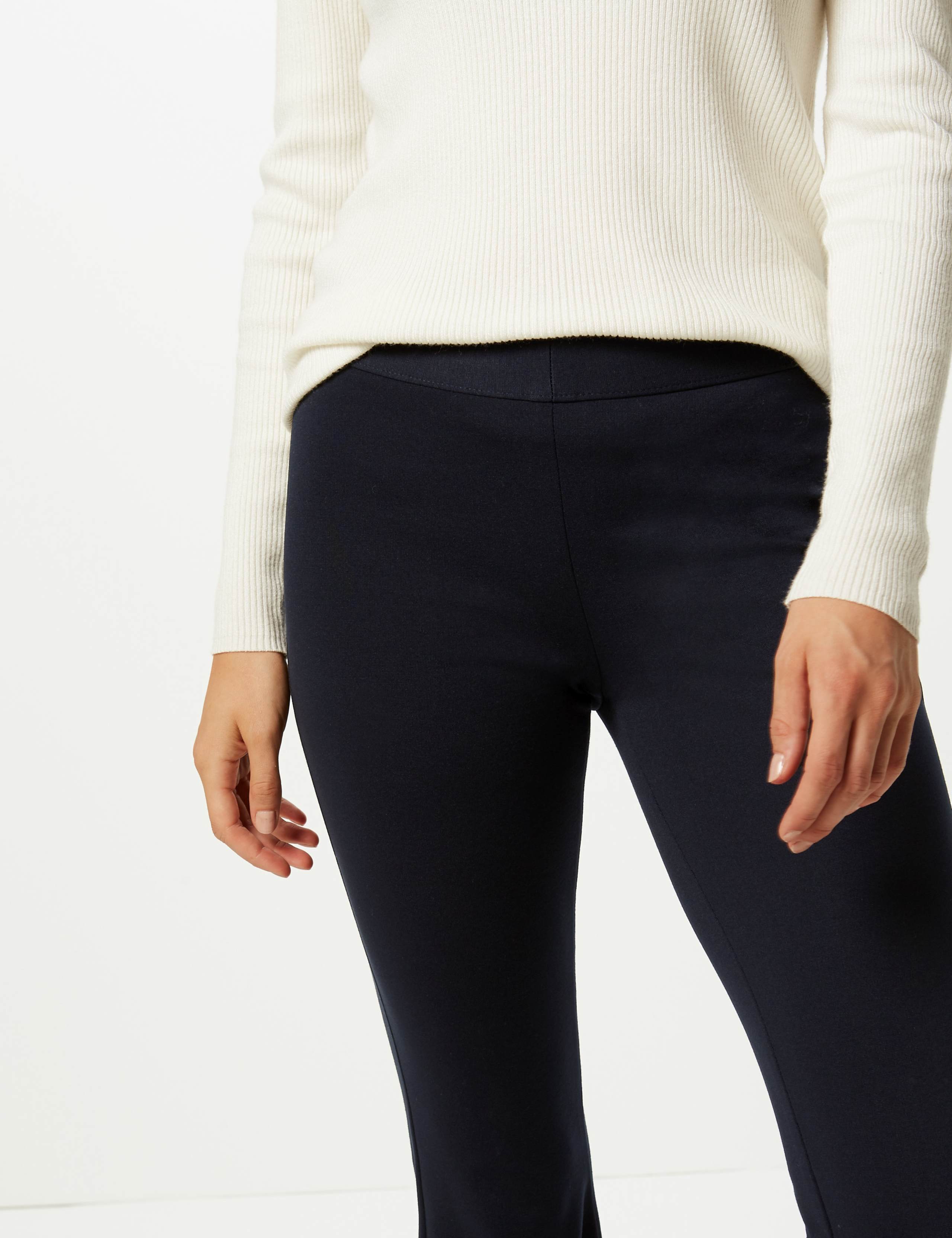 Jersey Slim Fit Flare Trousers 5 of 6