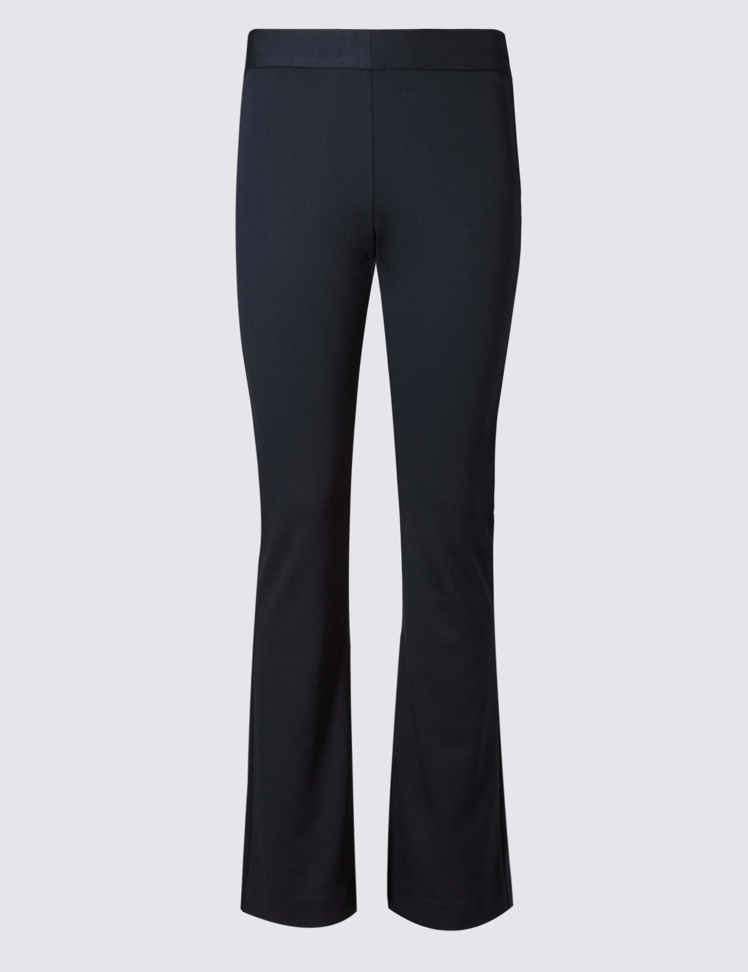 Jersey Slim Fit Flare Trousers 2 of 6