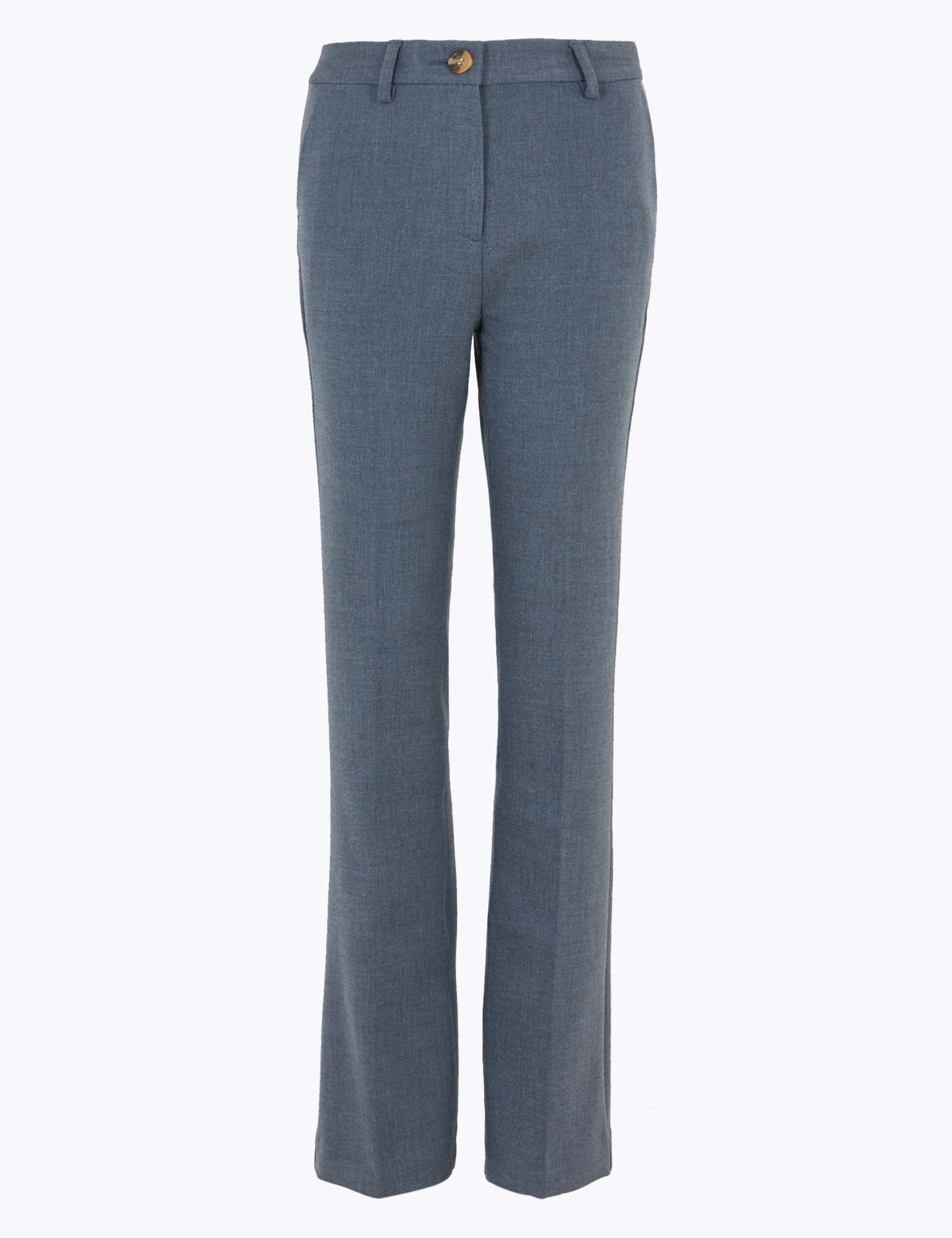 High Waisted Flared Leg Trousers 2 of 6