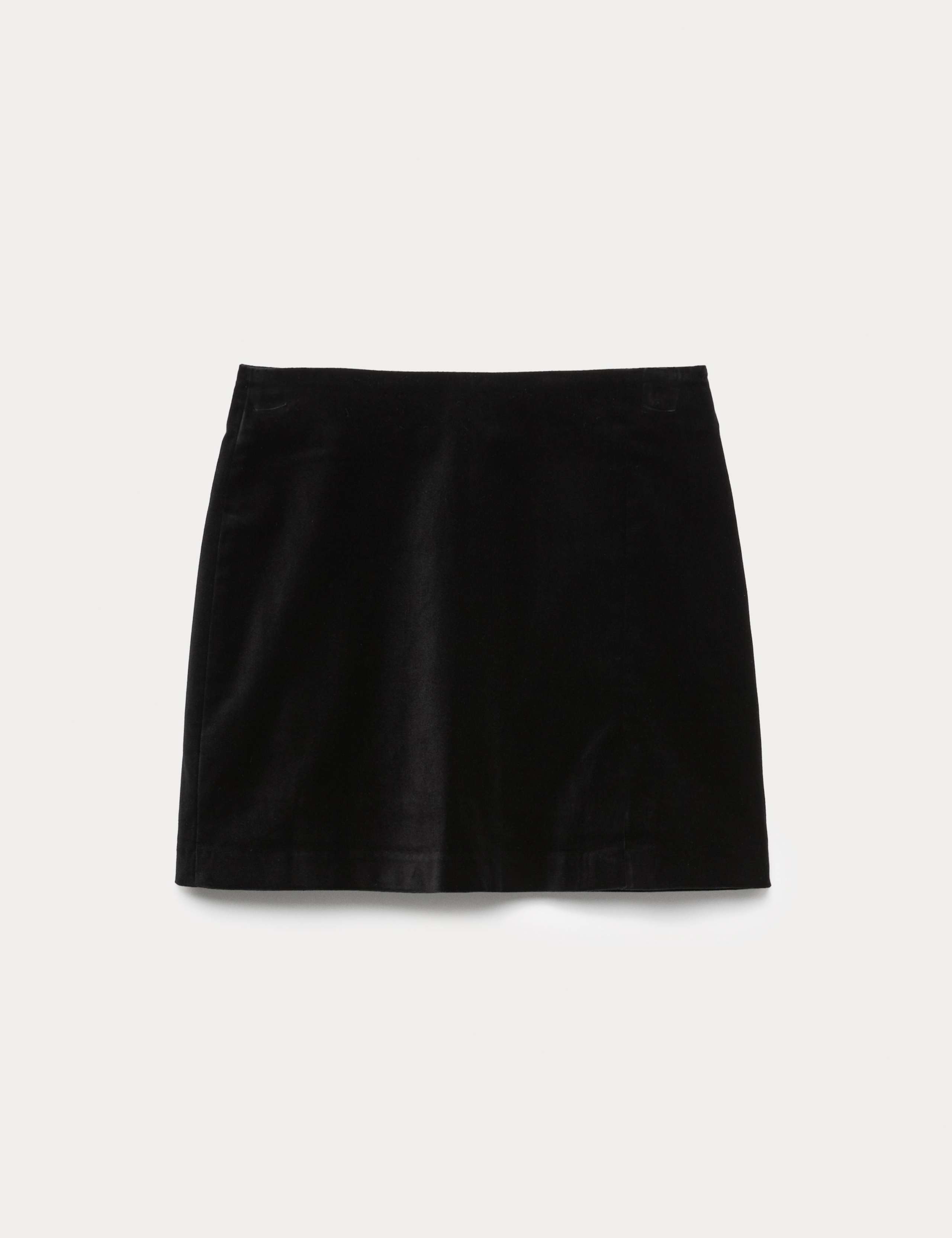Cotton Rich Velvet Mini A-Line Skirt 2 of 3