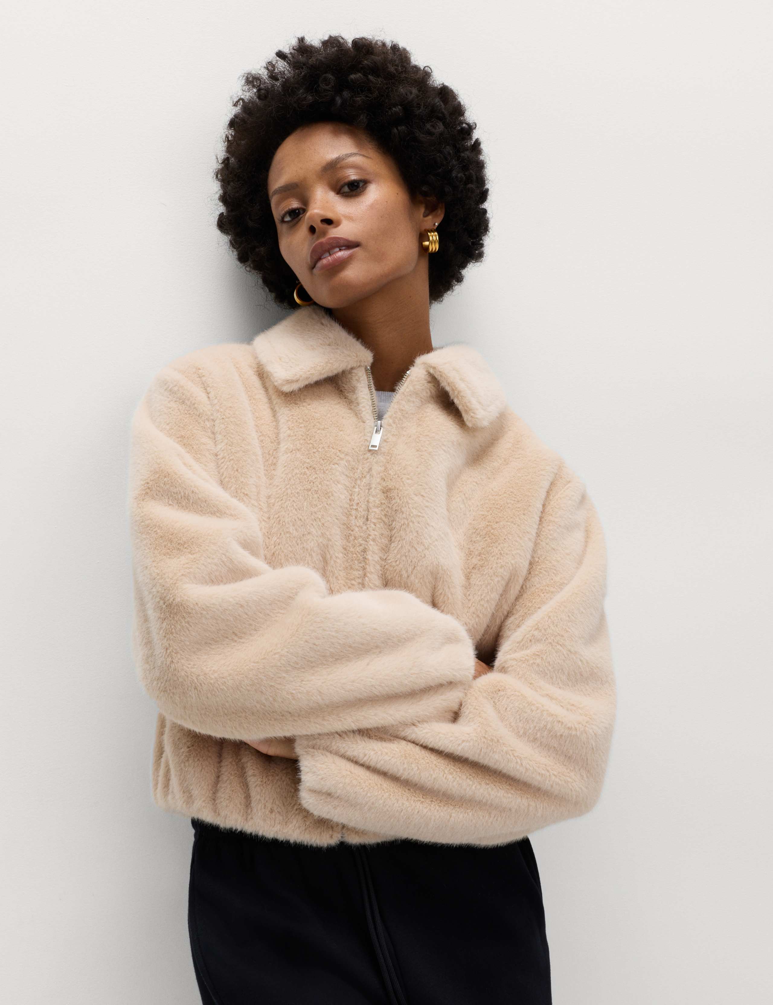 Faux Fur Collared Jacket 1 of 6