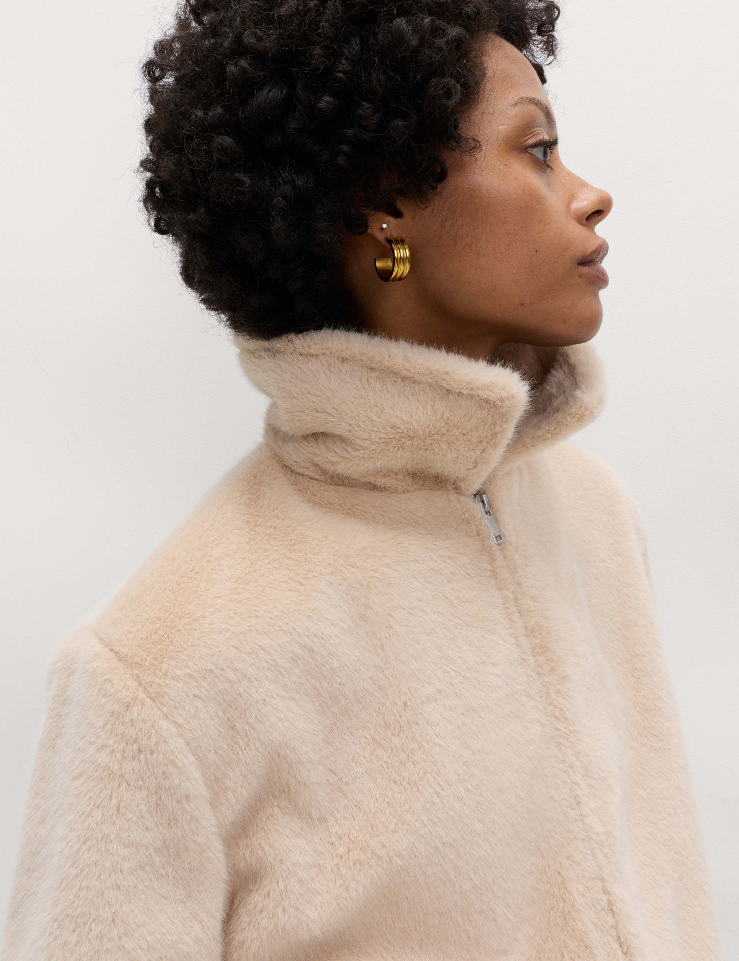 Faux Fur Collared Jacket 3 of 6