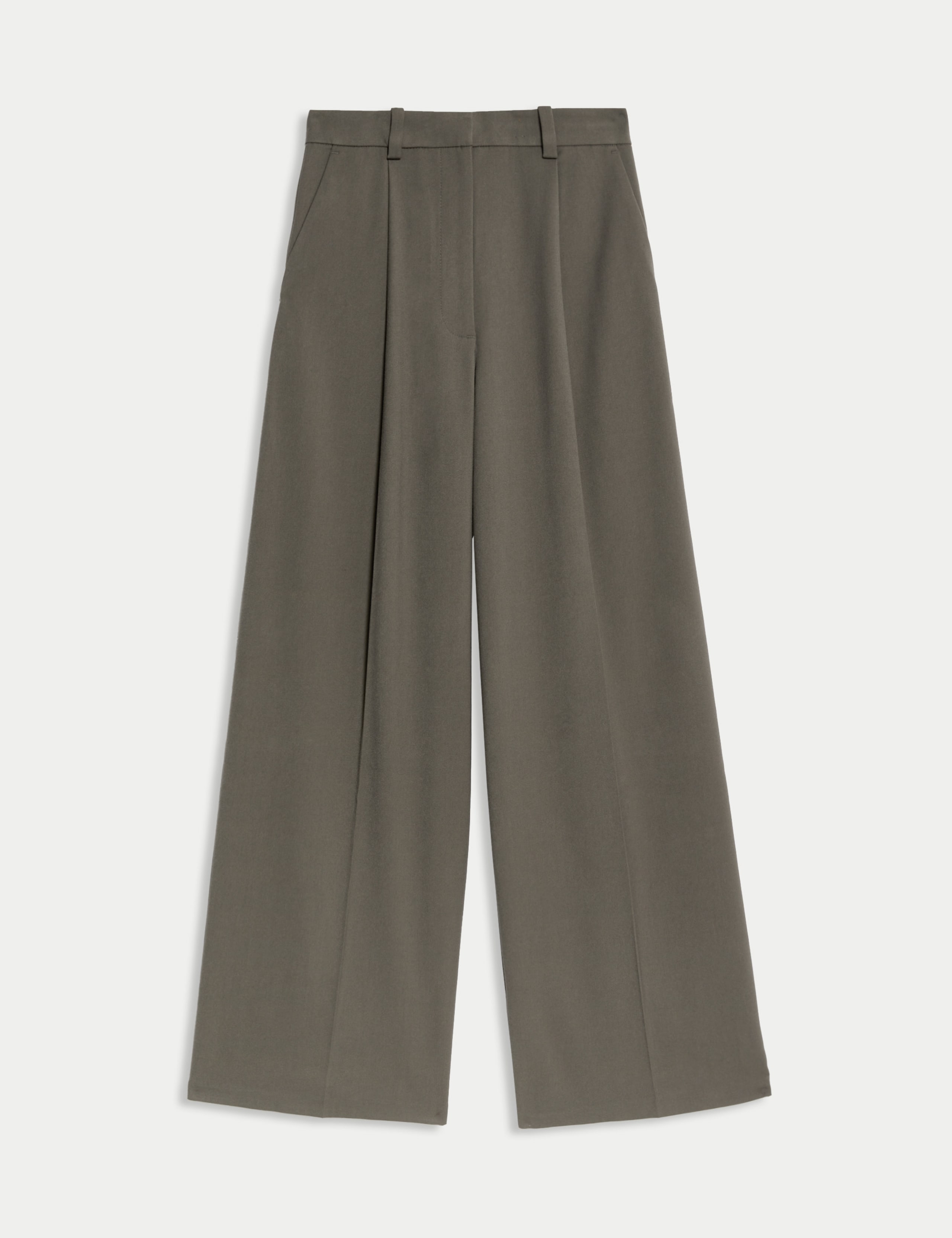 Pleated Wide Leg Trousers 2 of 7