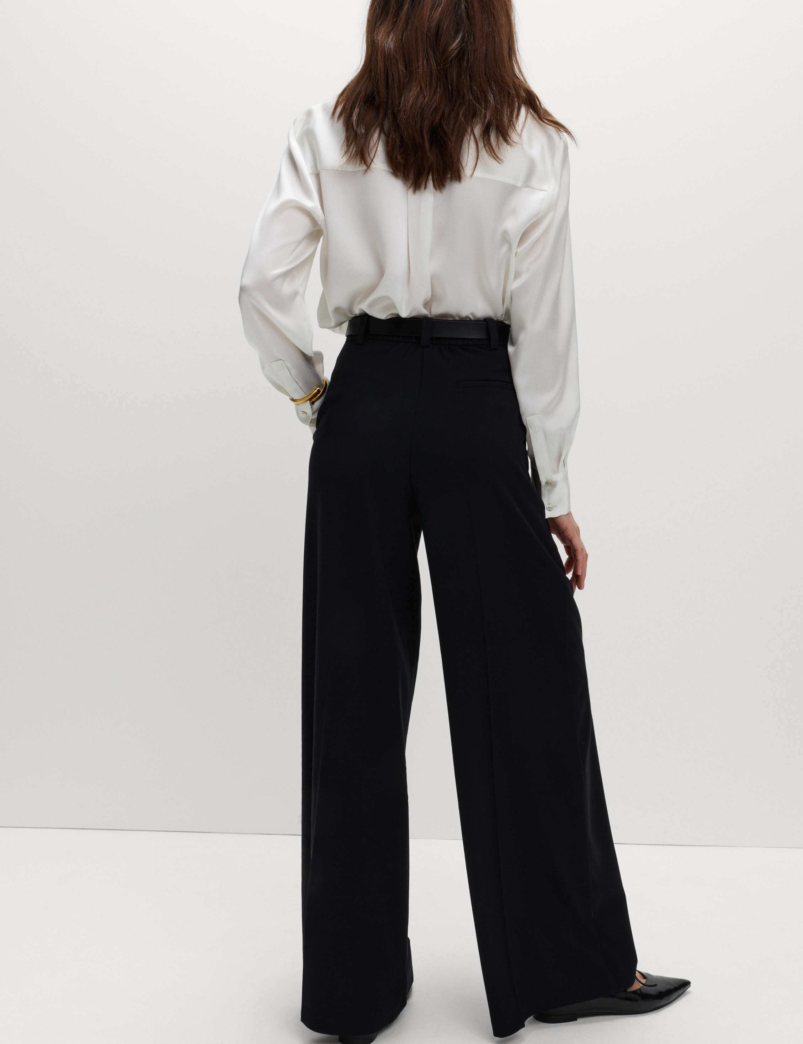 Pleated Wide Leg Trousers 7 of 7