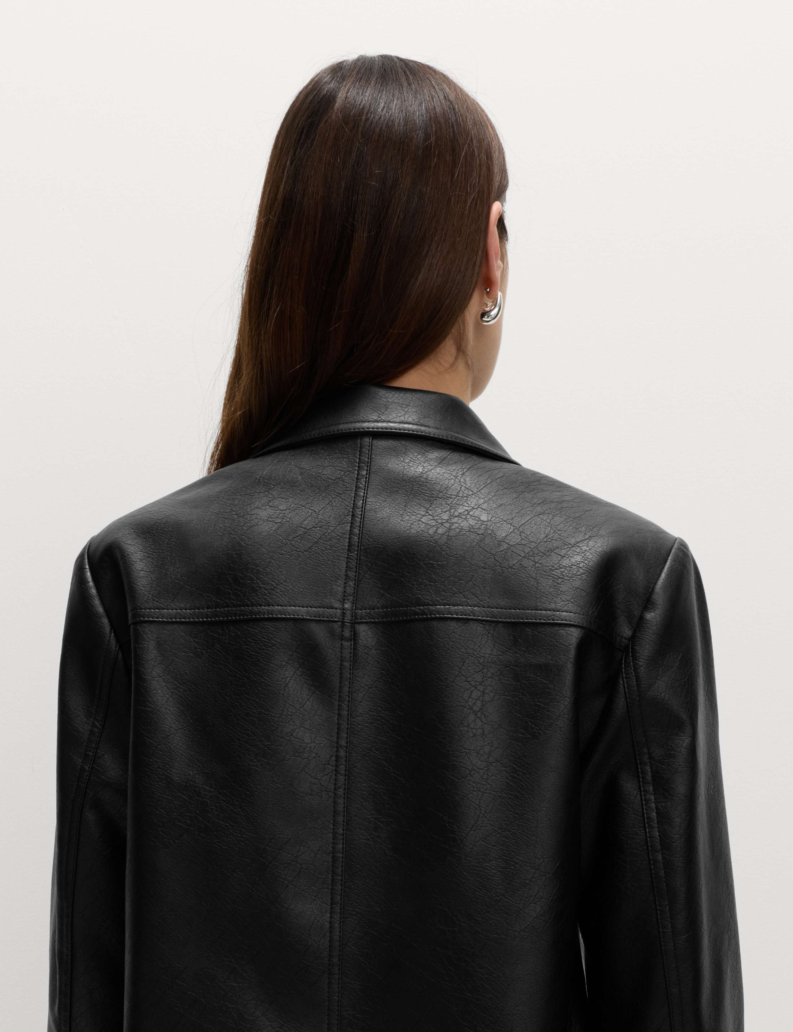 Cracked Single Breasted Blazer Coat 4 of 6