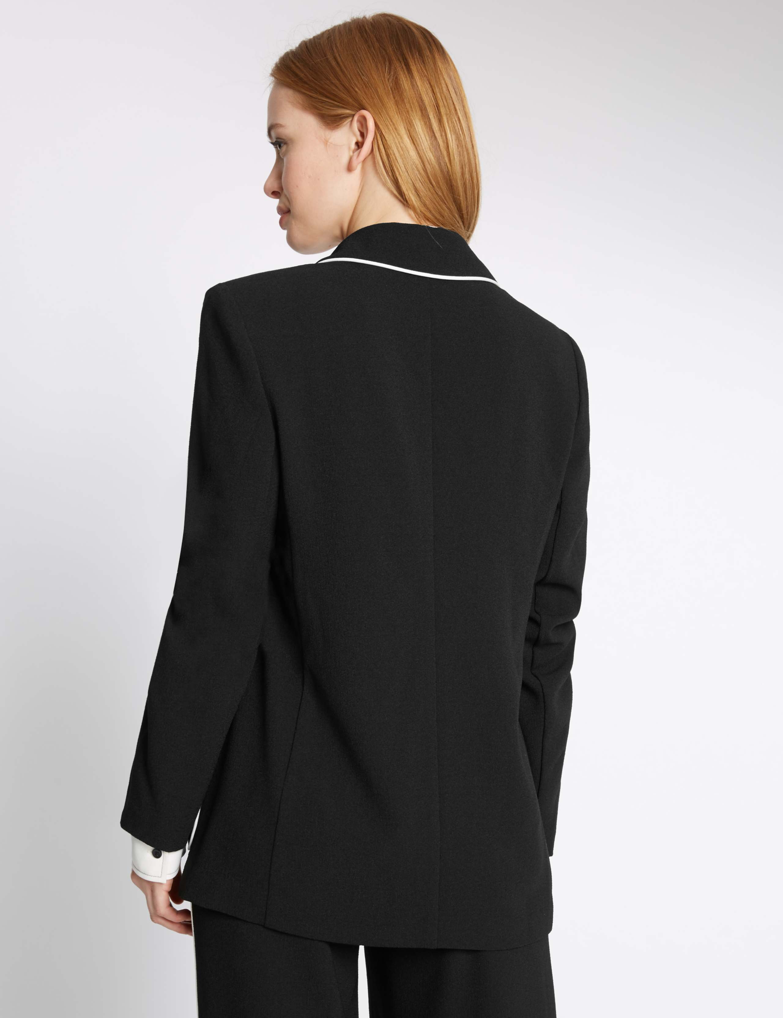 PETITE Contrast Piping Jacket 3 of 5