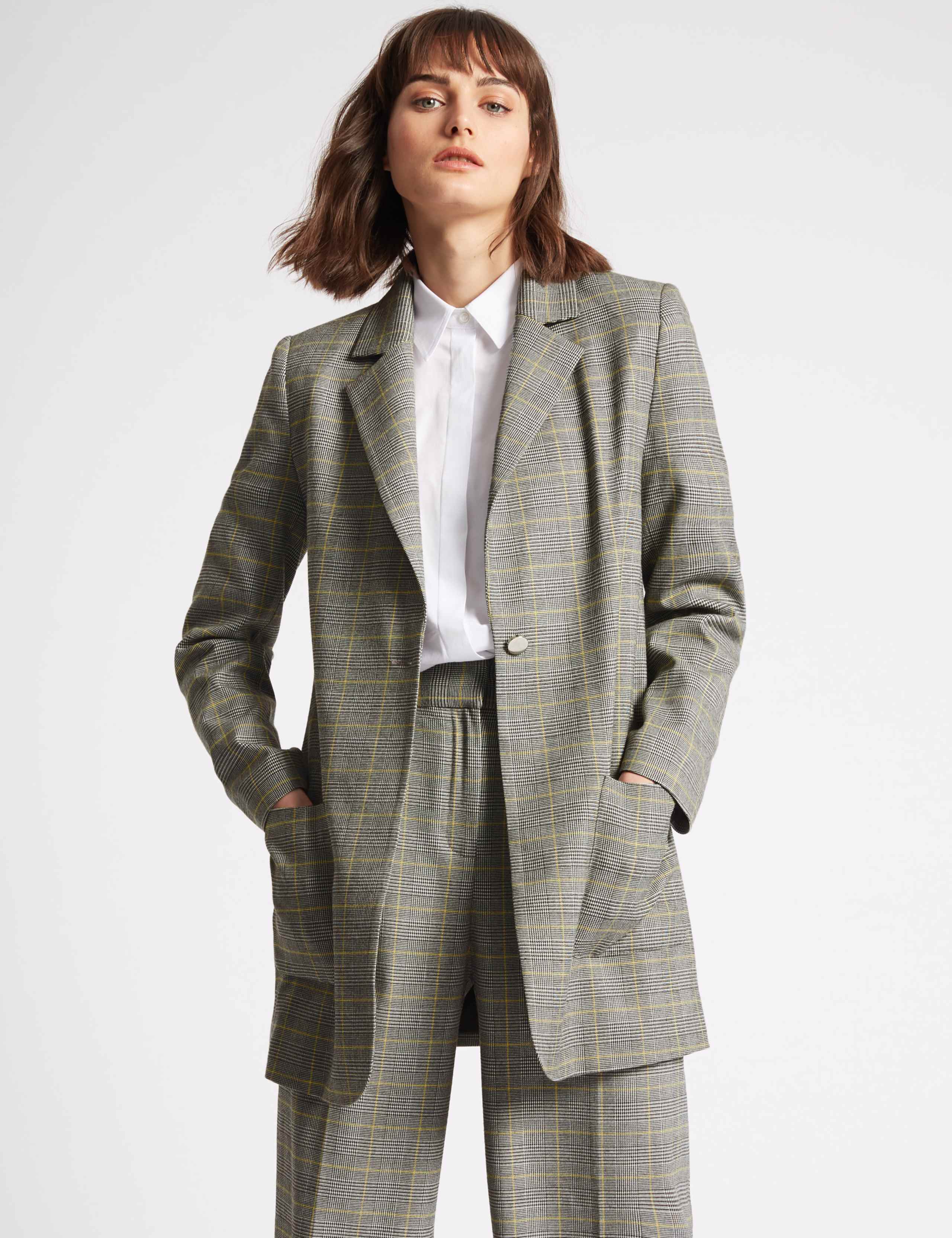 Checked Single Breasted Blazer 1 of 6