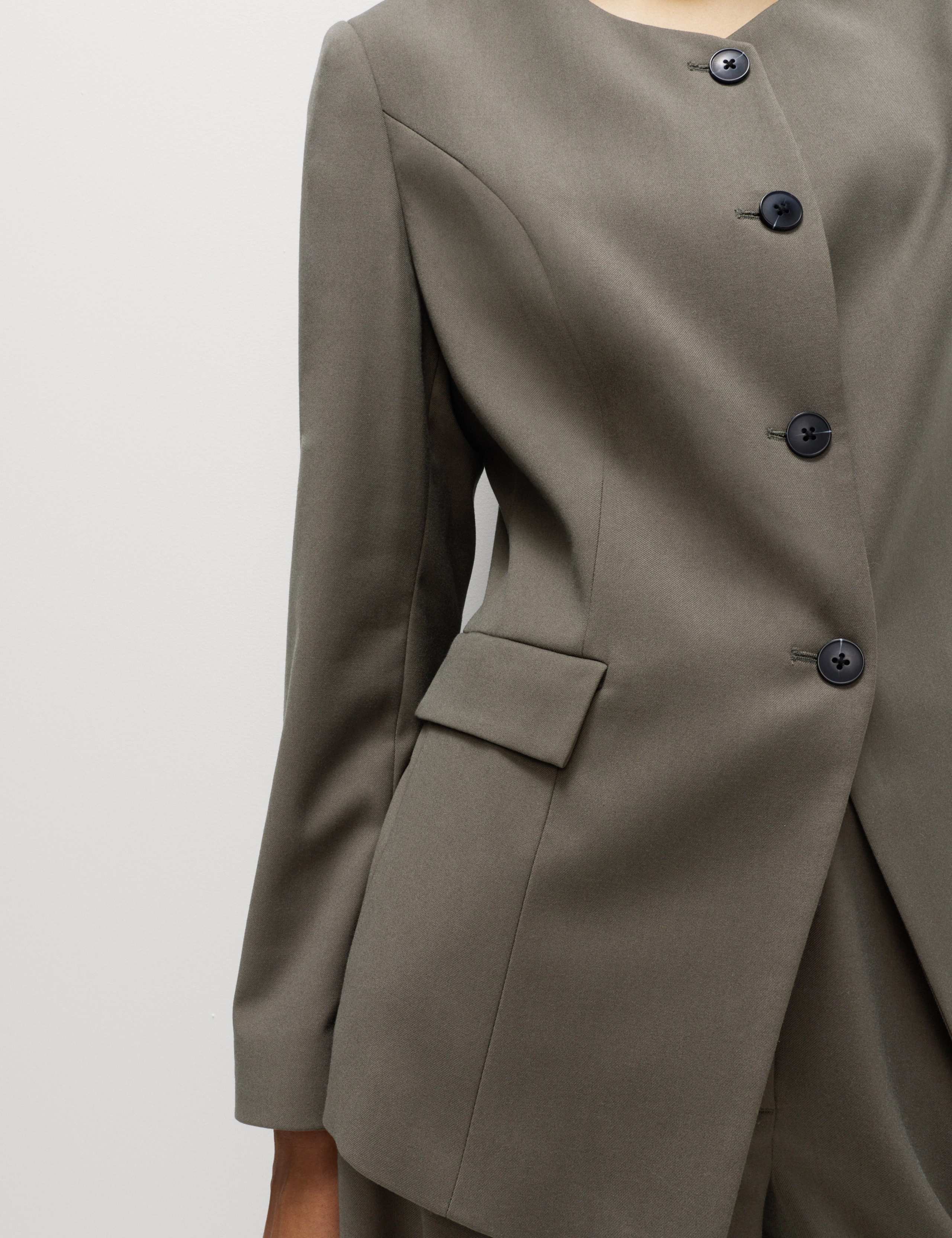 Collarless Jacket 4 of 5