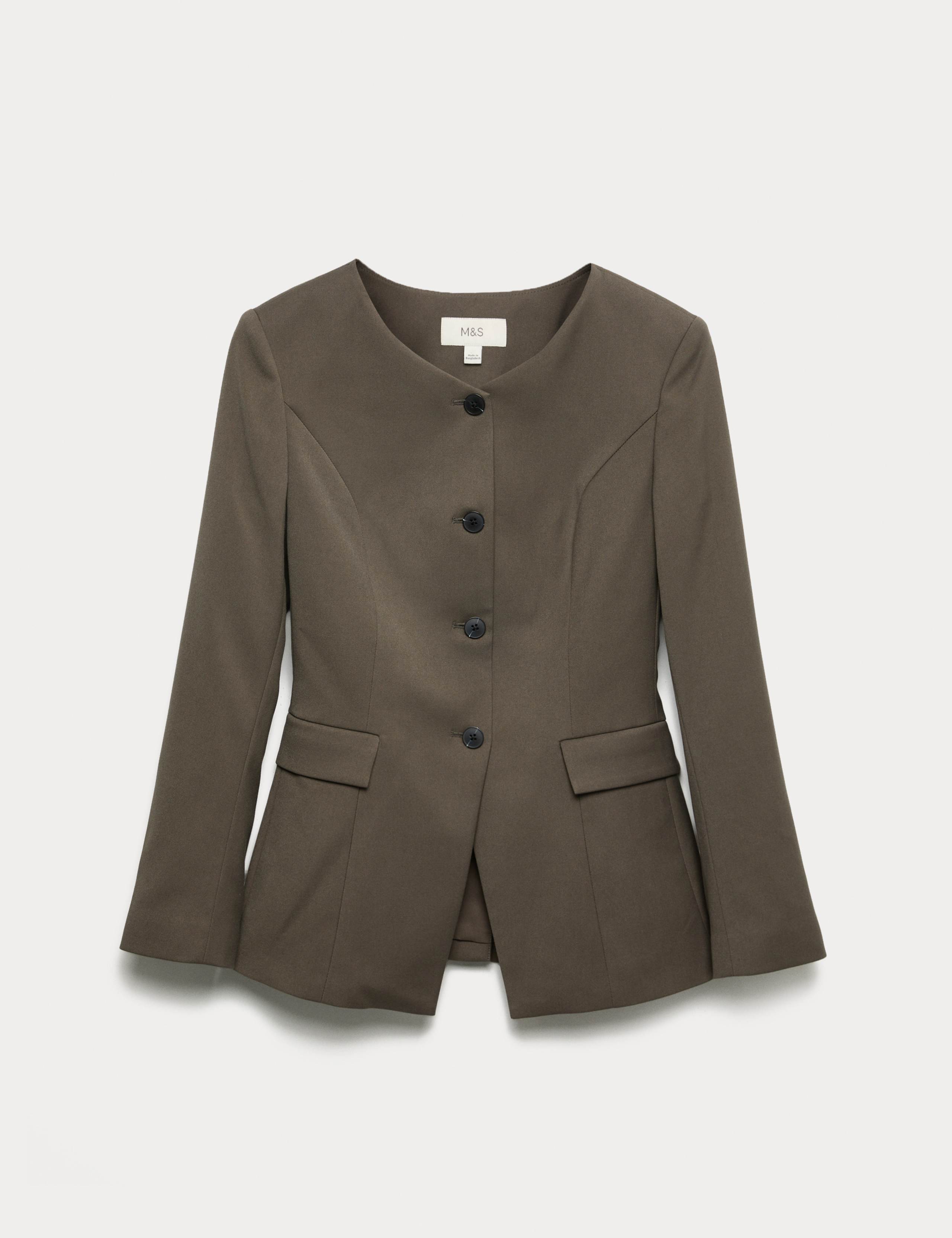 Collarless Jacket 2 of 5