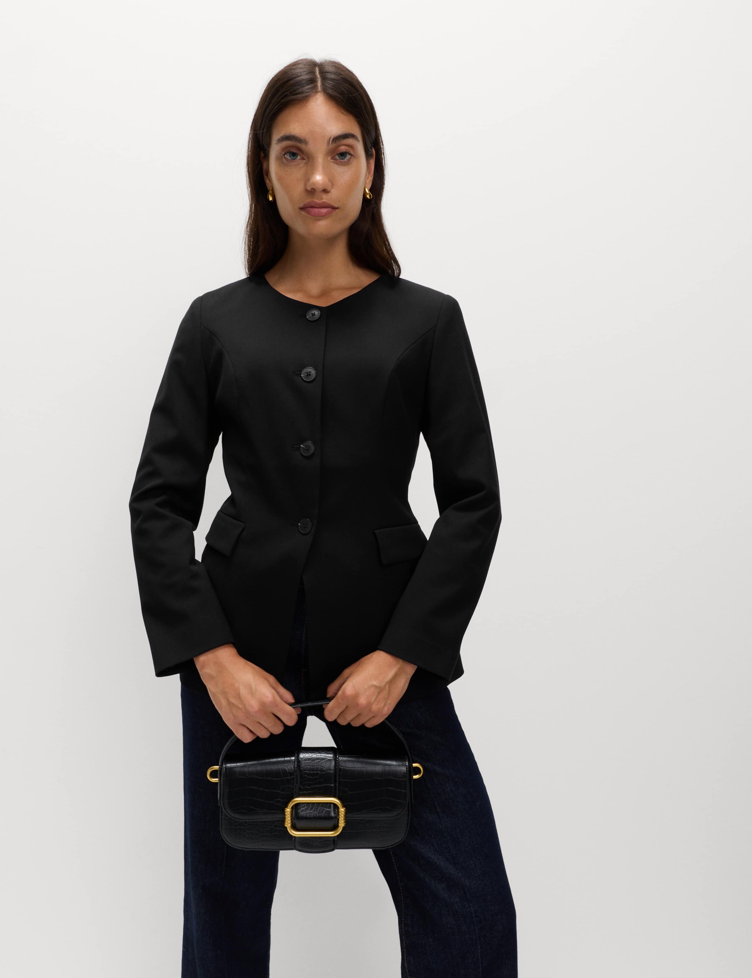 Collarless Jacket 3 of 6