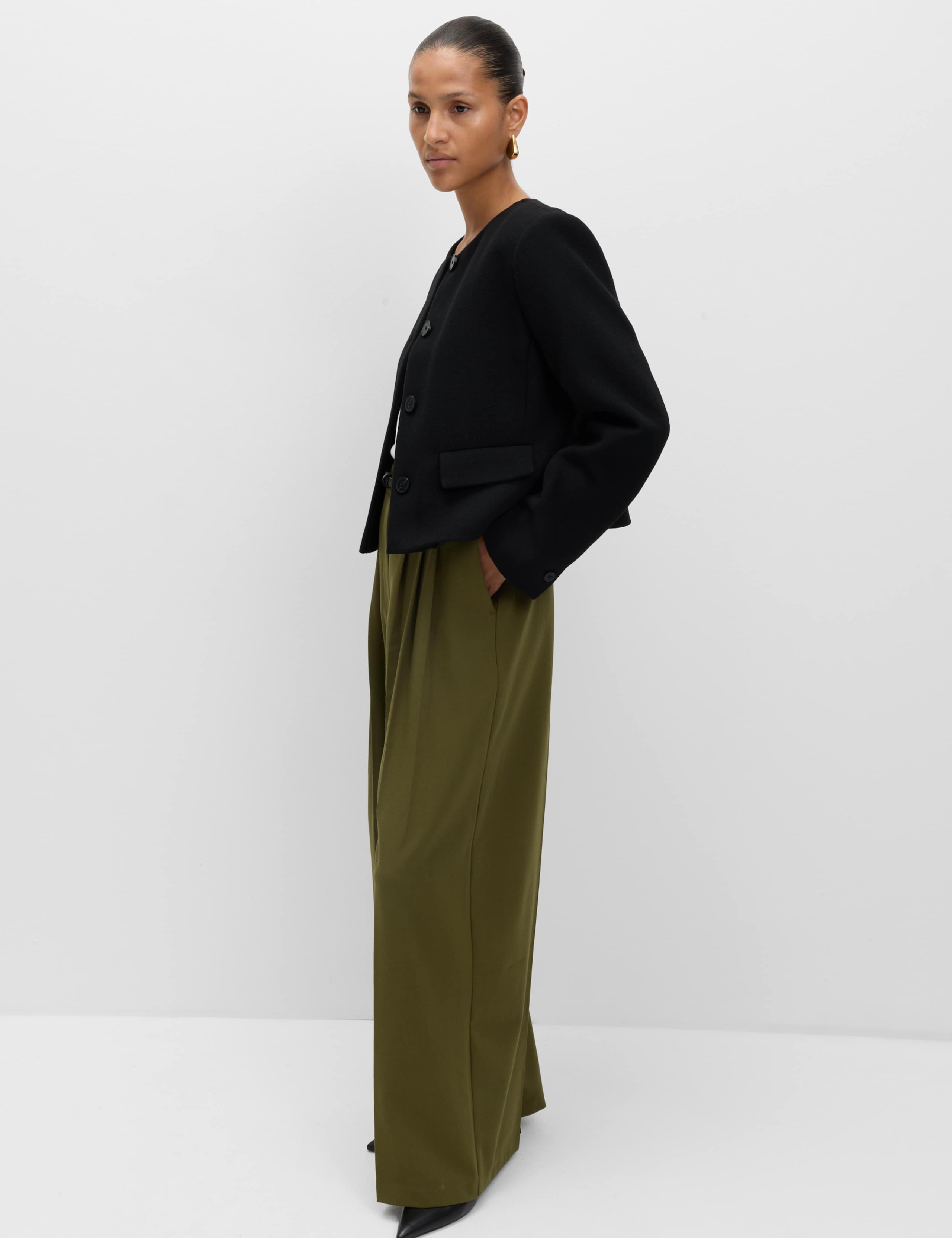 Collarless Jacket 6 of 7