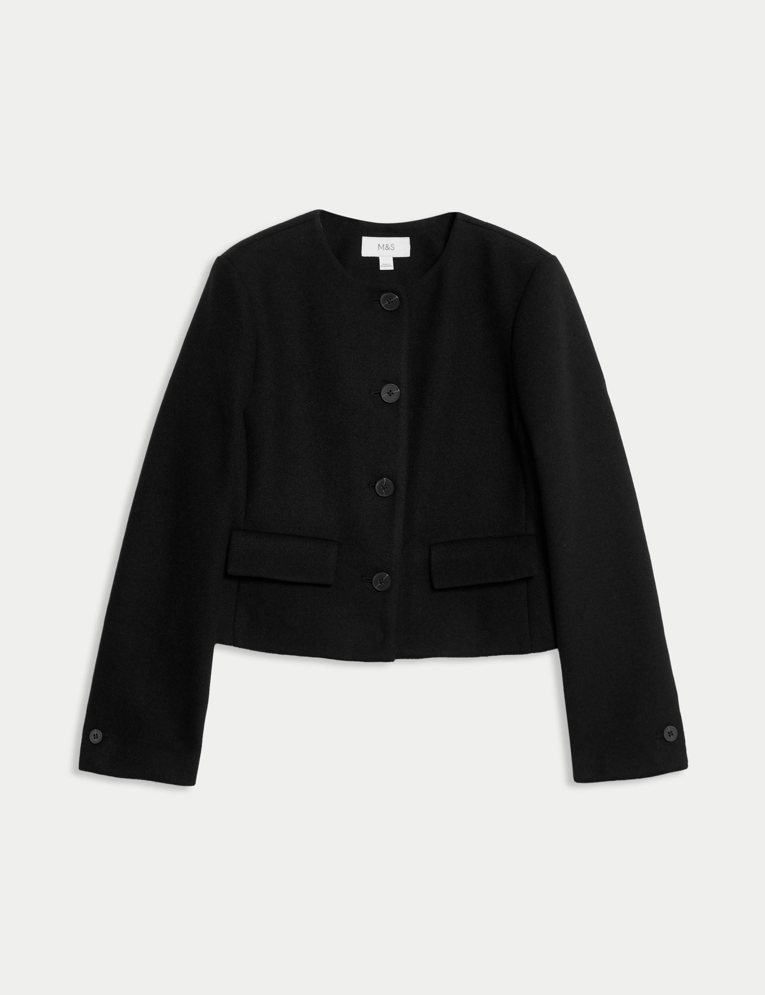 Collarless Jacket 2 of 7
