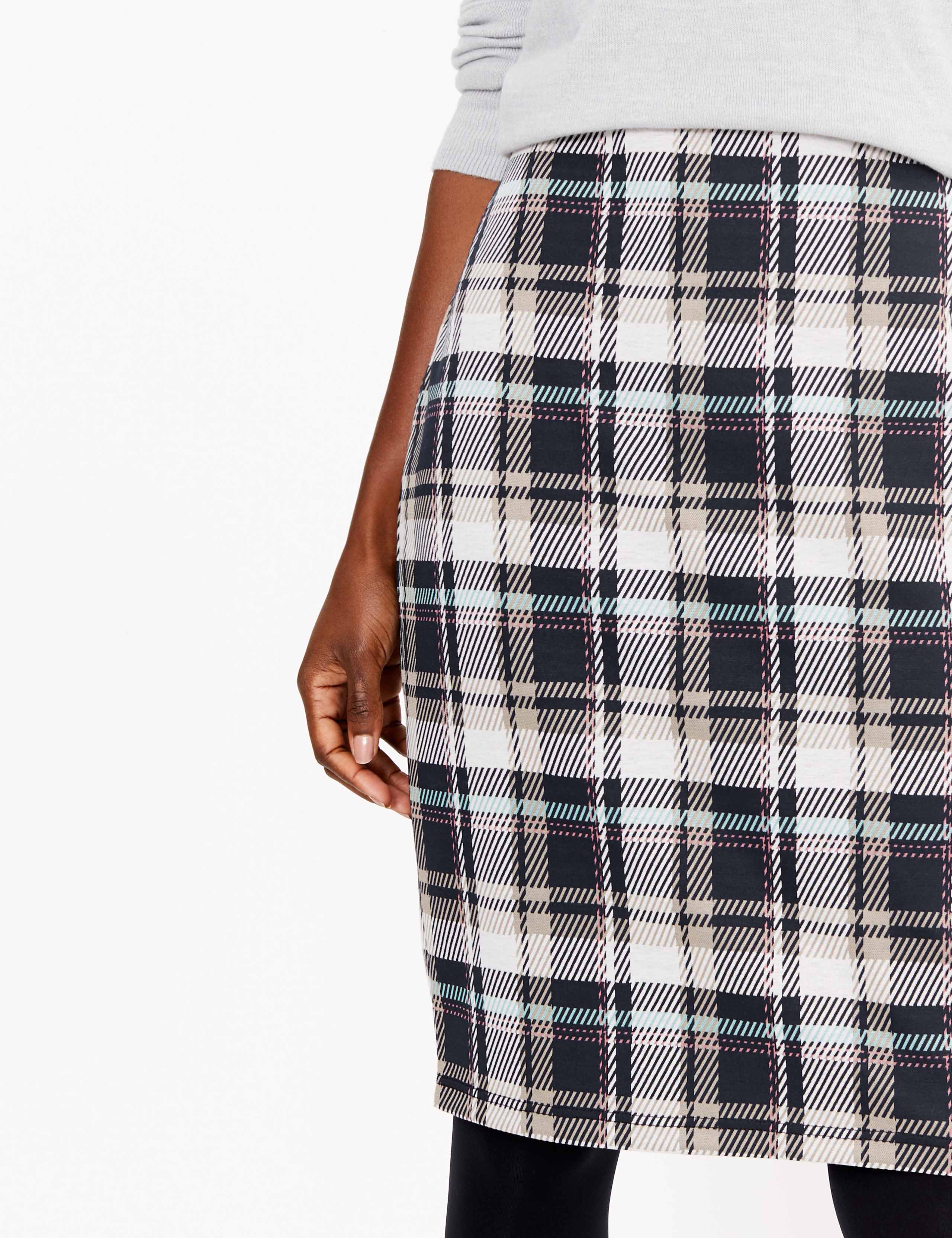 Checked Pencil Skirt 3 of 4