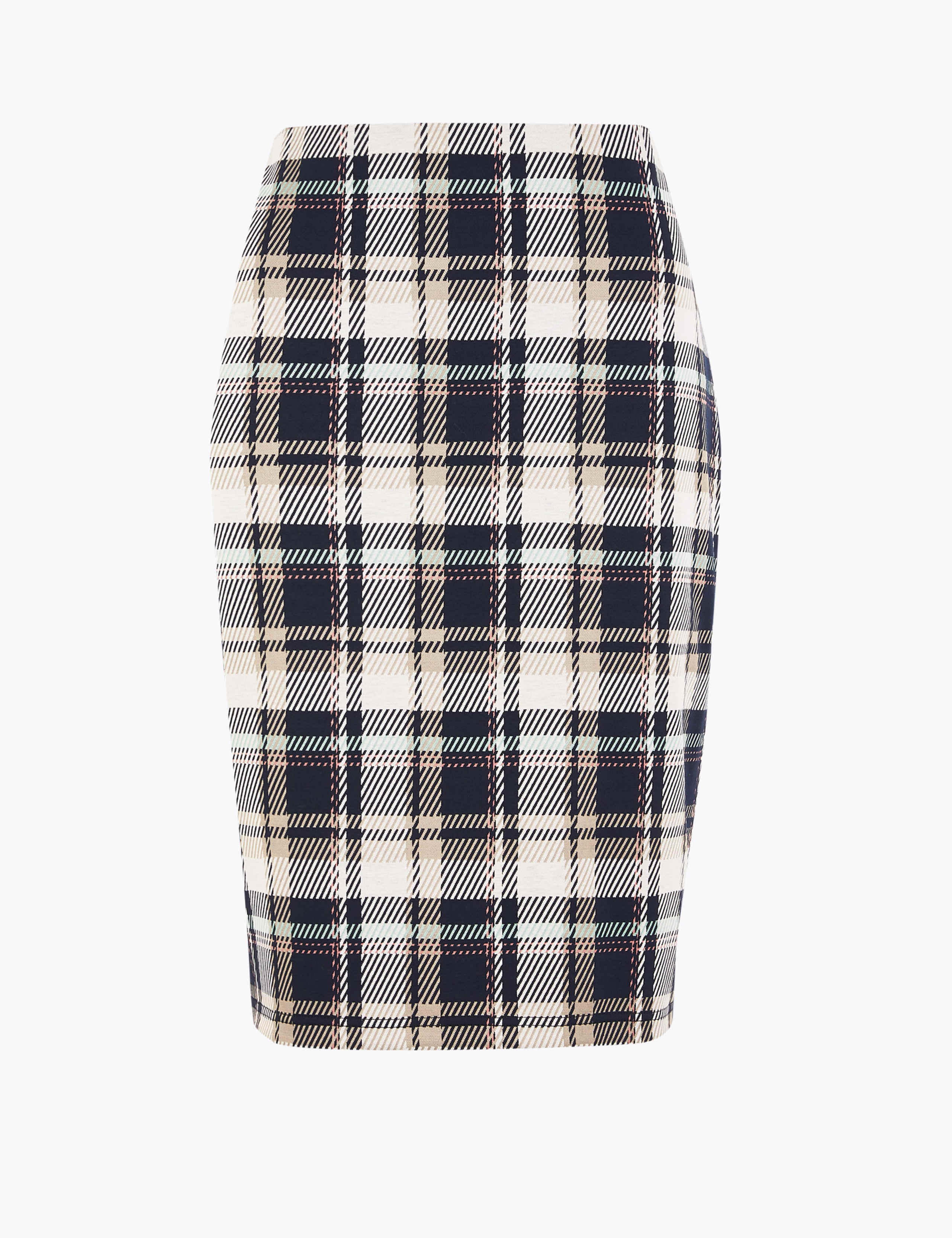 Checked Pencil Skirt 2 of 4