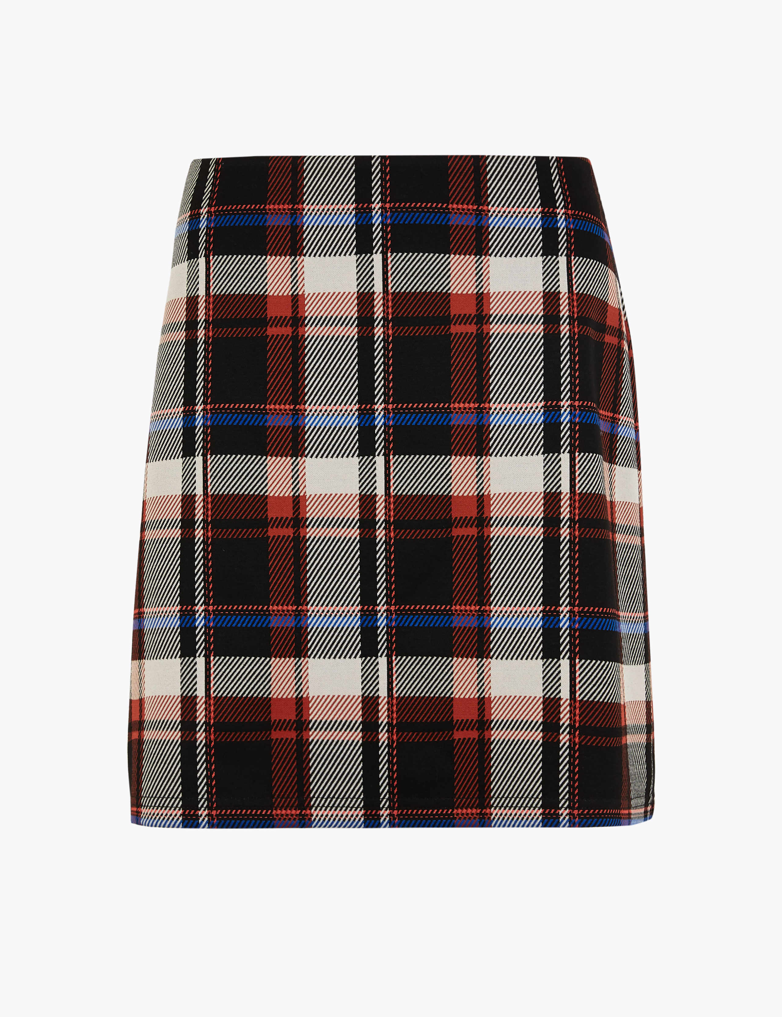 Checked A-Line Mini Skirt 2 of 4