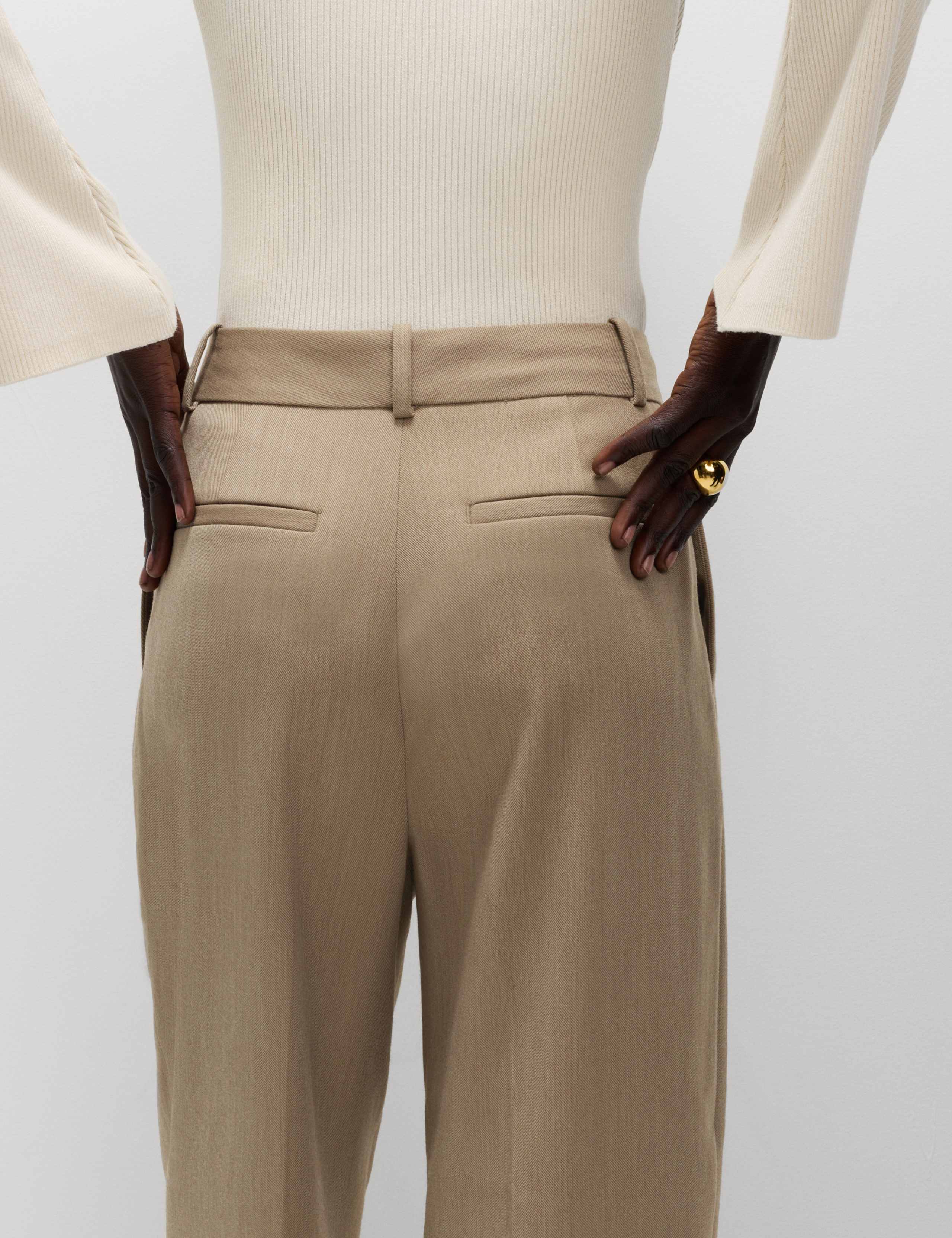 Relaxed Straight Leg Trousers 5 of 7