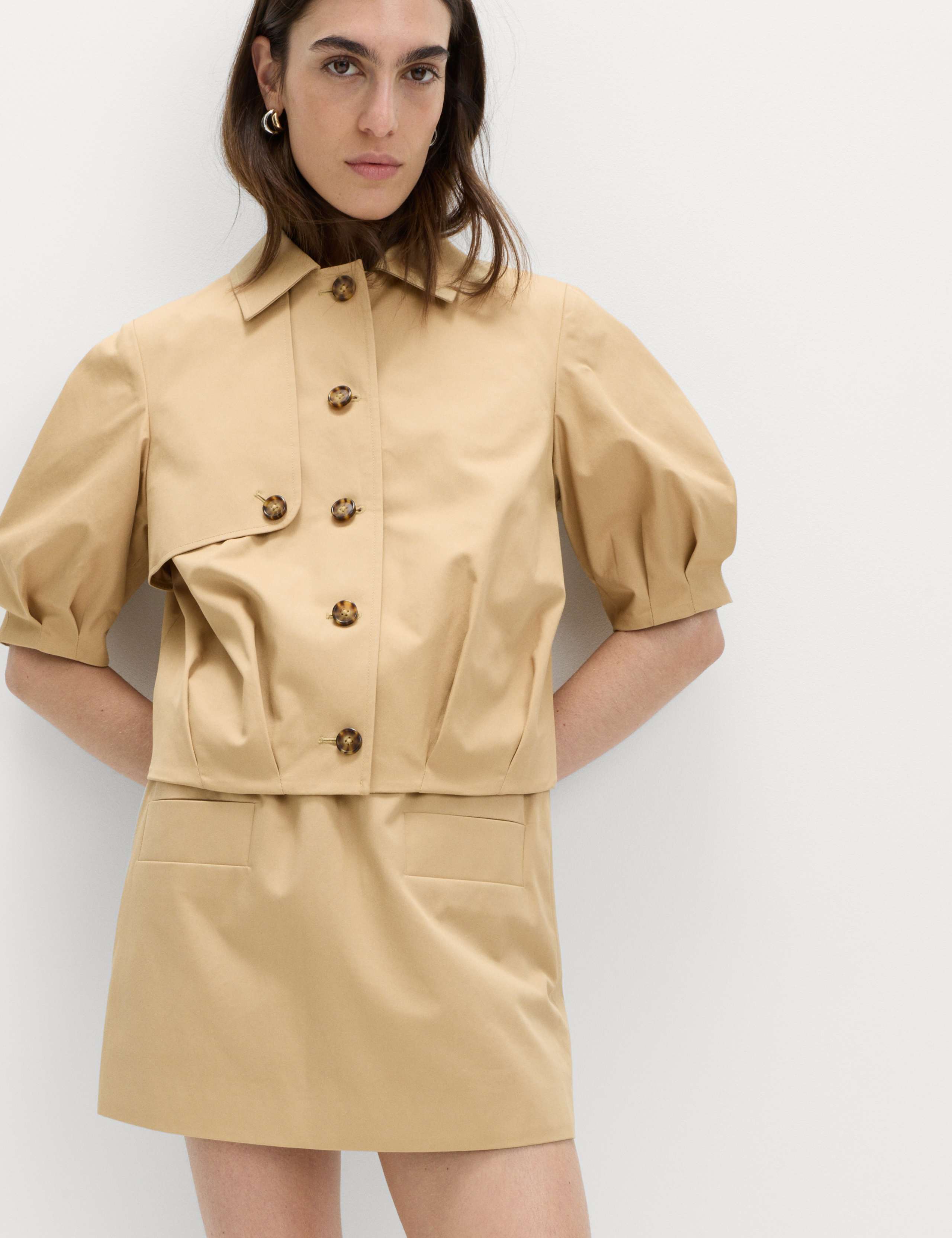 Pure Cotton Balloon Sleeve Jacket 5 of 7