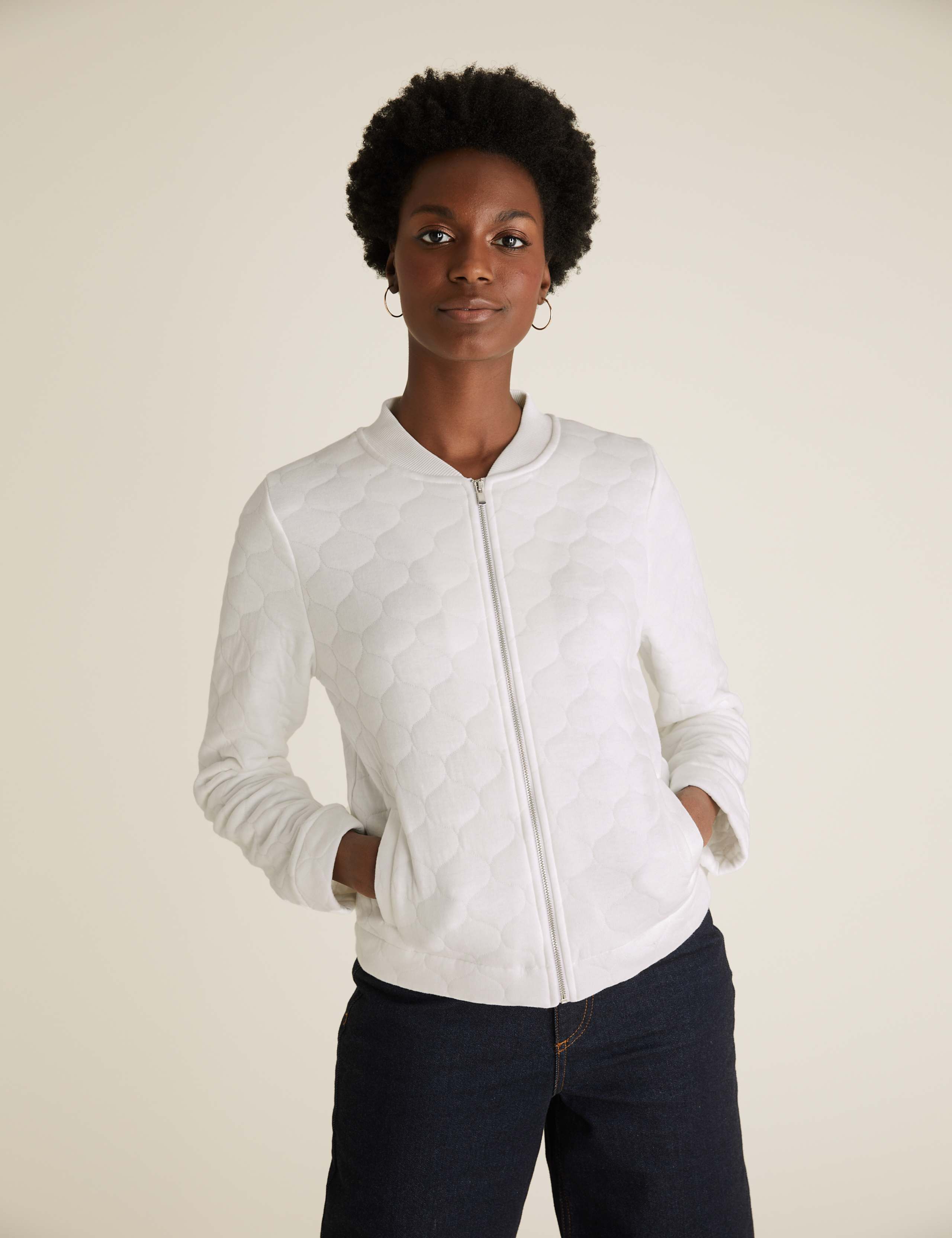 Quilted Bomber Jacket 4 of 5