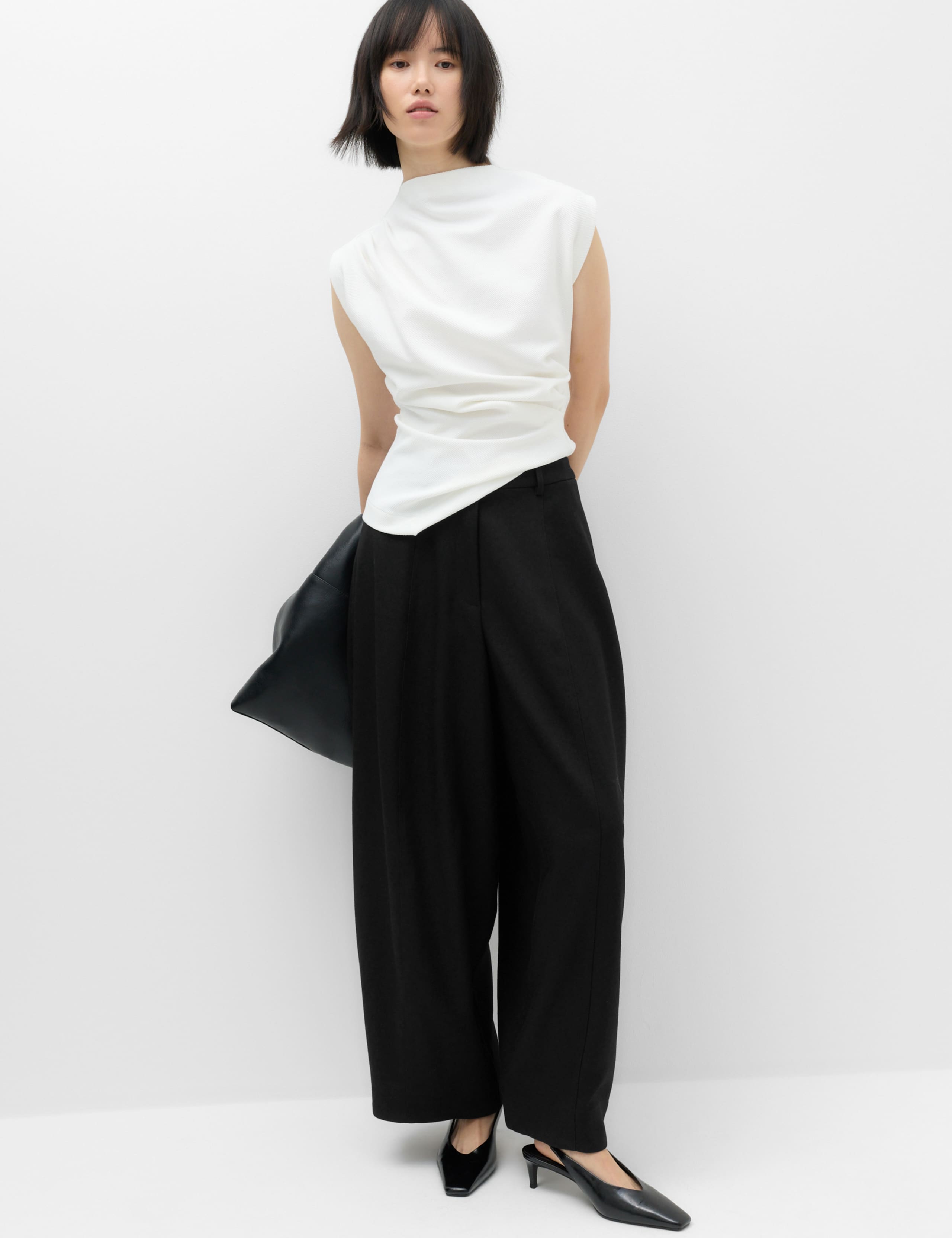 Barrel Leg Trousers 1 of 7