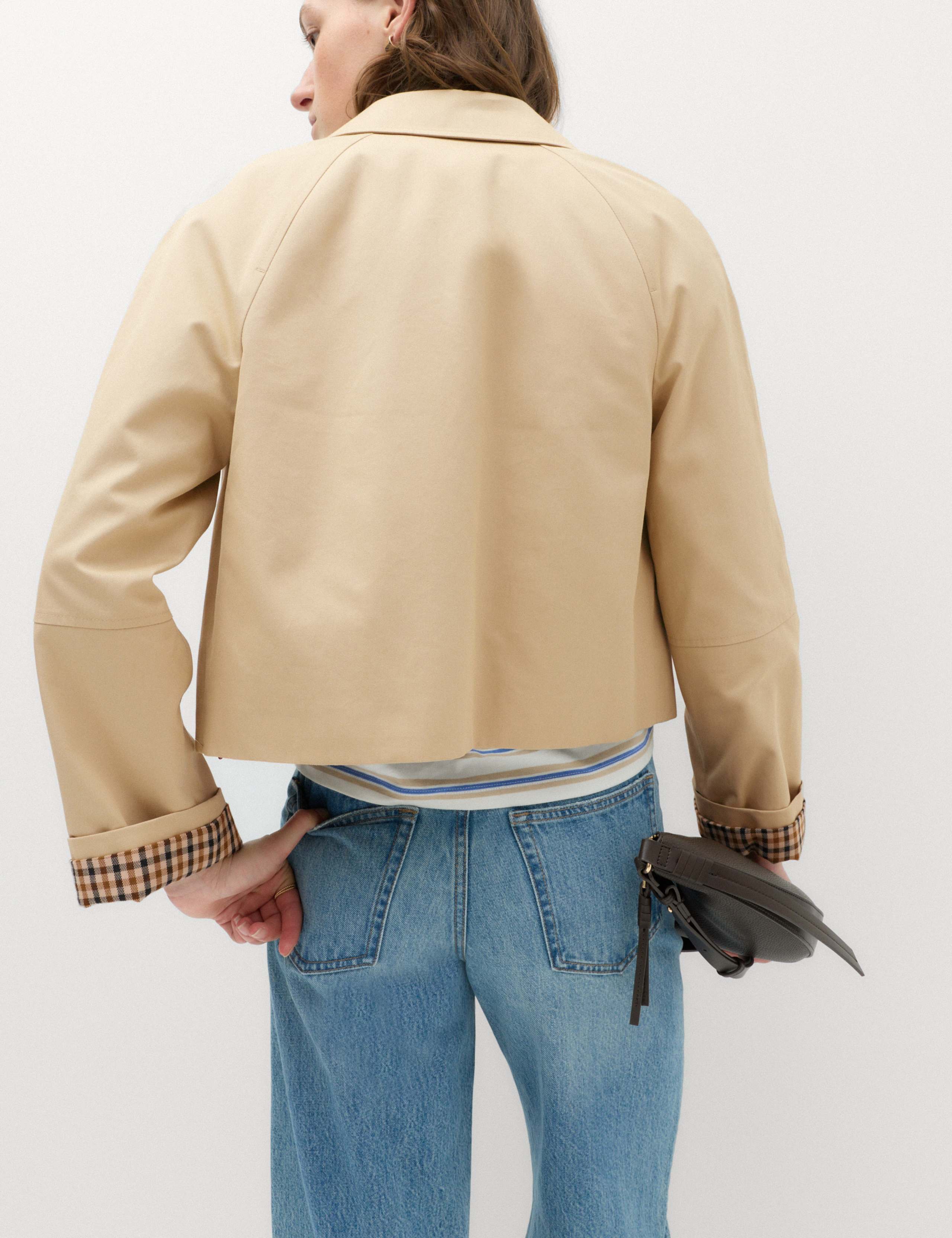 Pure Cotton Short Button Through Jacket 4 of 5