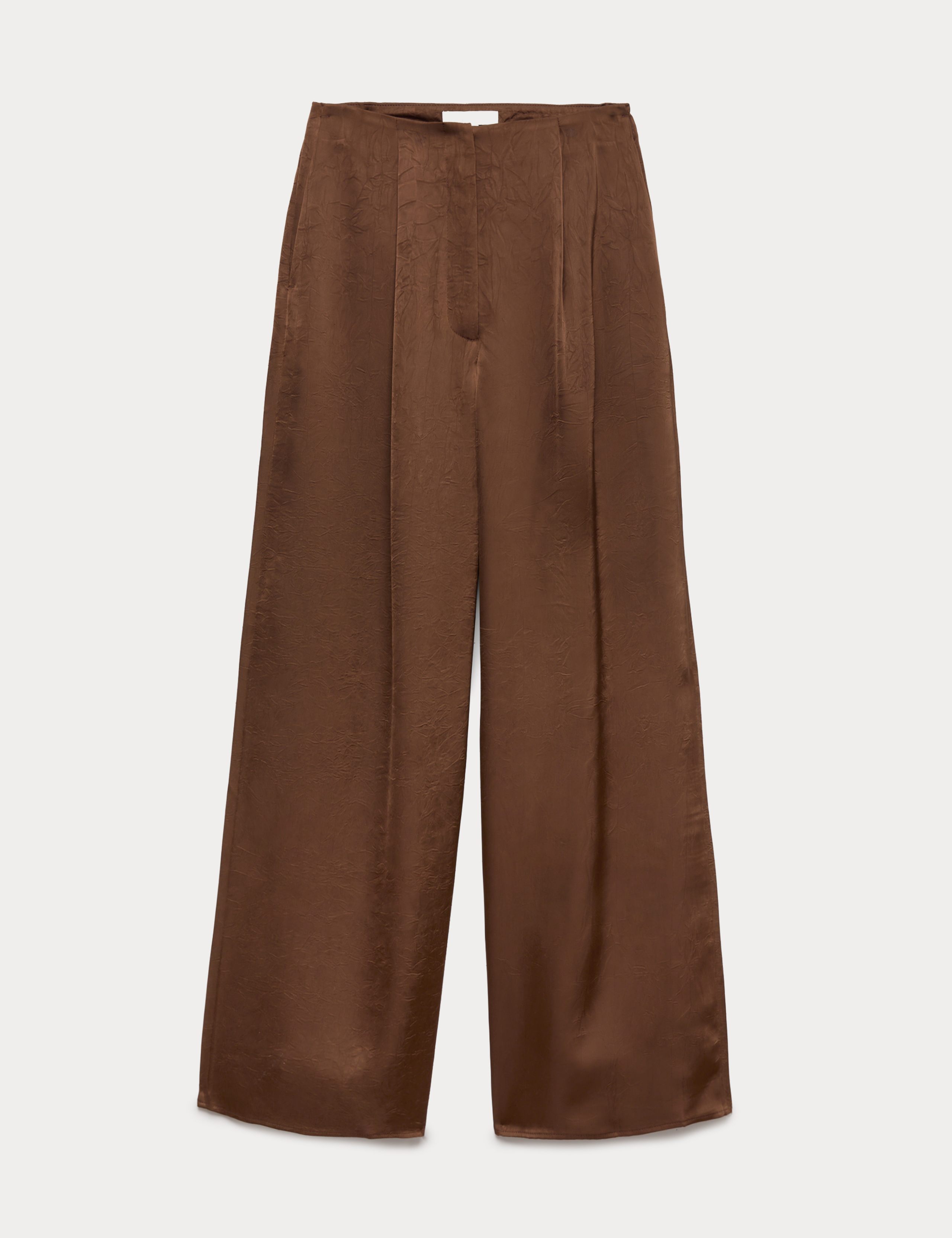 Satin Wide Leg Trousers 2 of 6