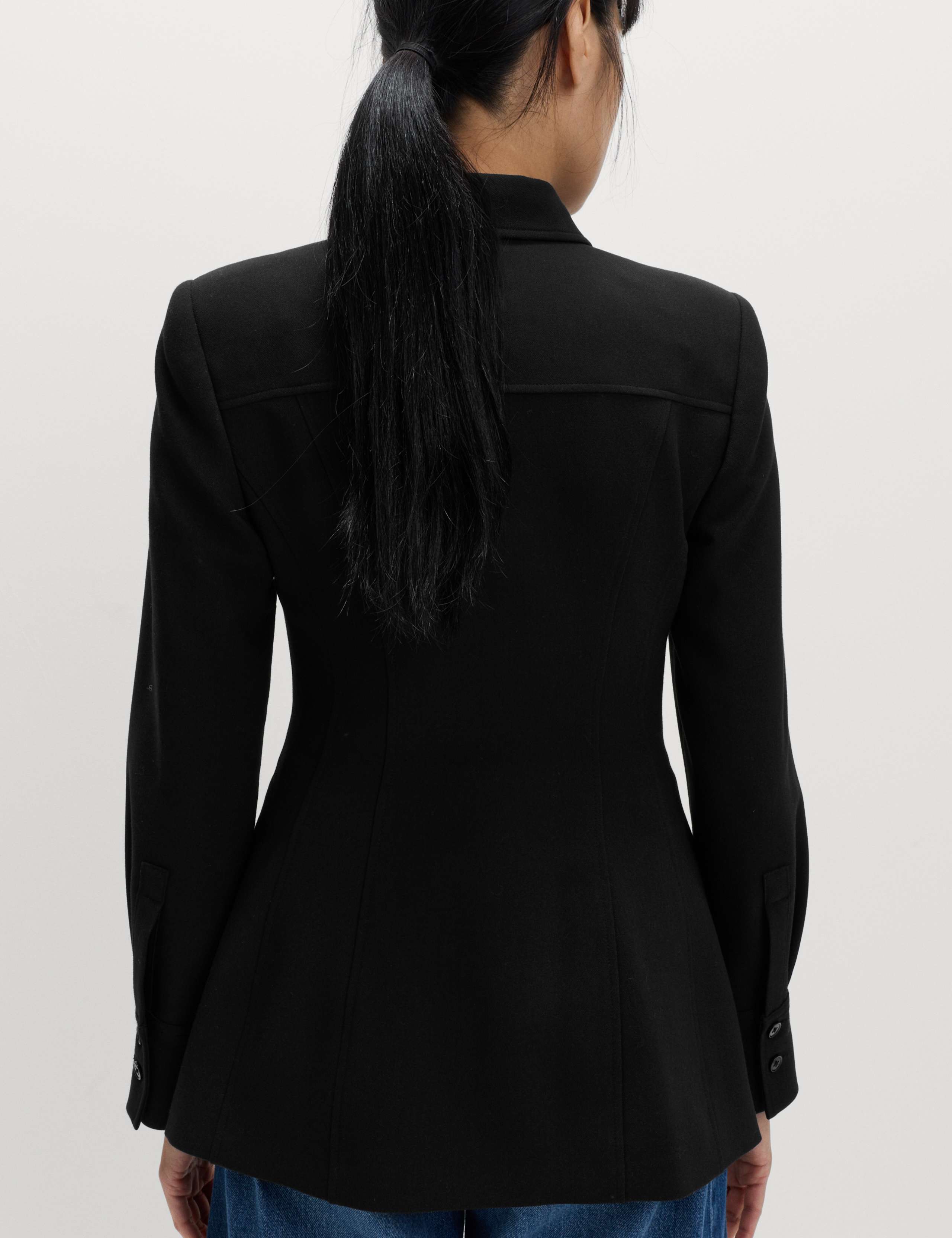 Tailored Cinched Waist Jacket 4 of 5