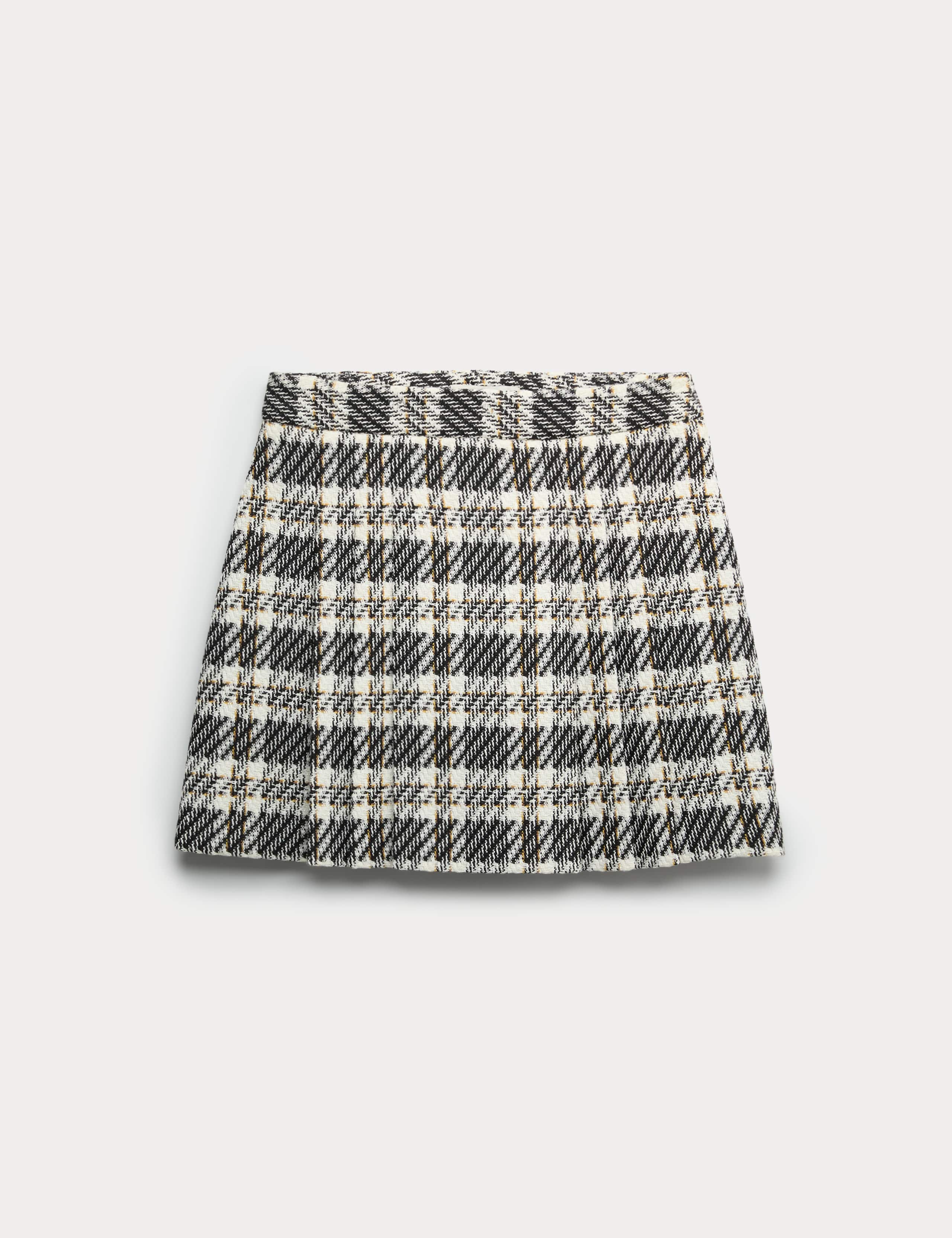 Checked Pleated Mini Skirt 2 of 5