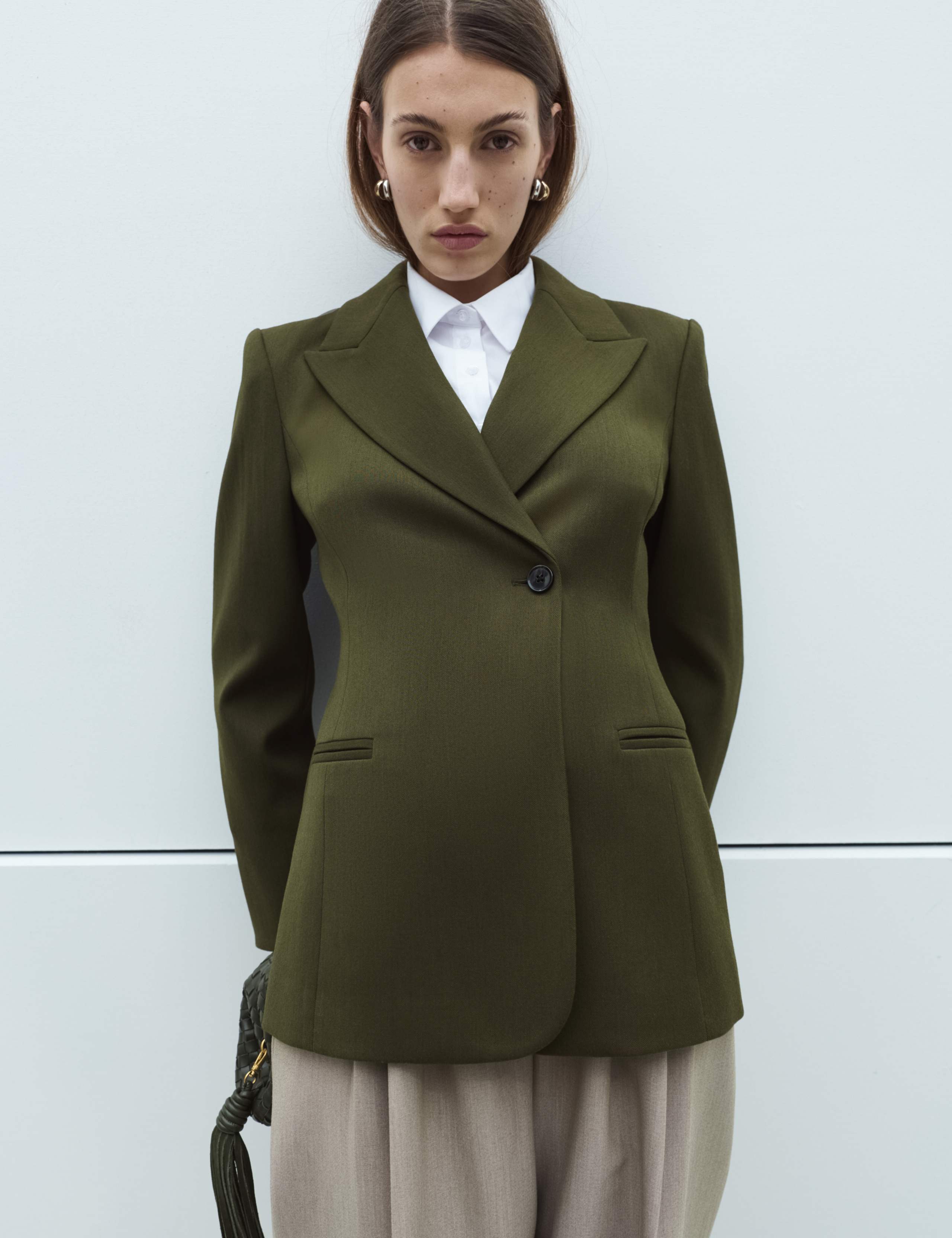 Waisted Asymmetric Longline Blazer 6 of 6