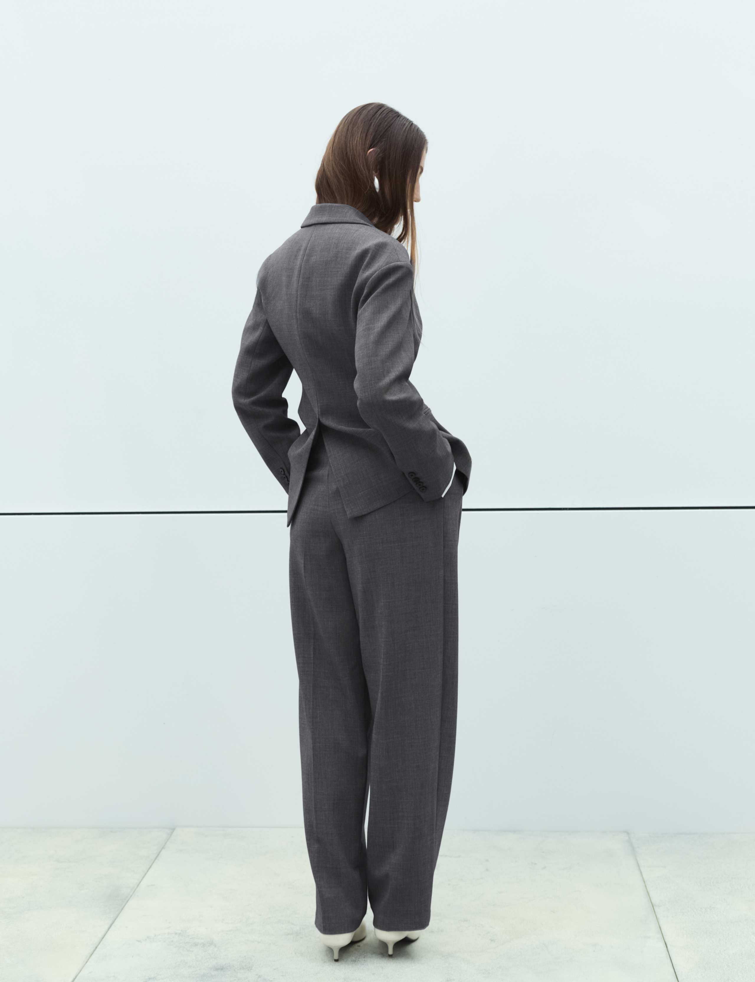 Waisted Double Breasted Longline Blazer 3 of 7