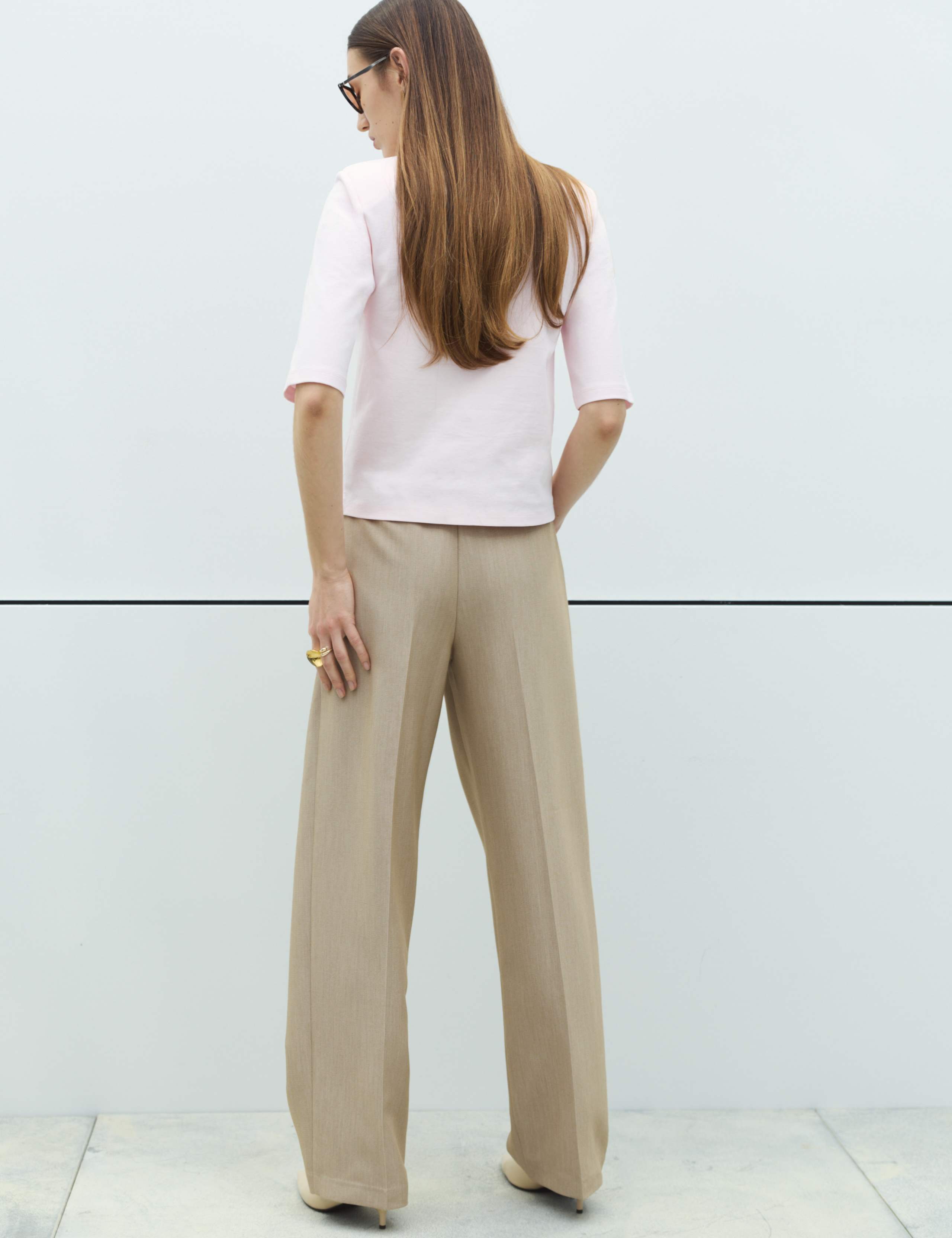 Pleat Front Carrot Leg Trousers 6 of 6