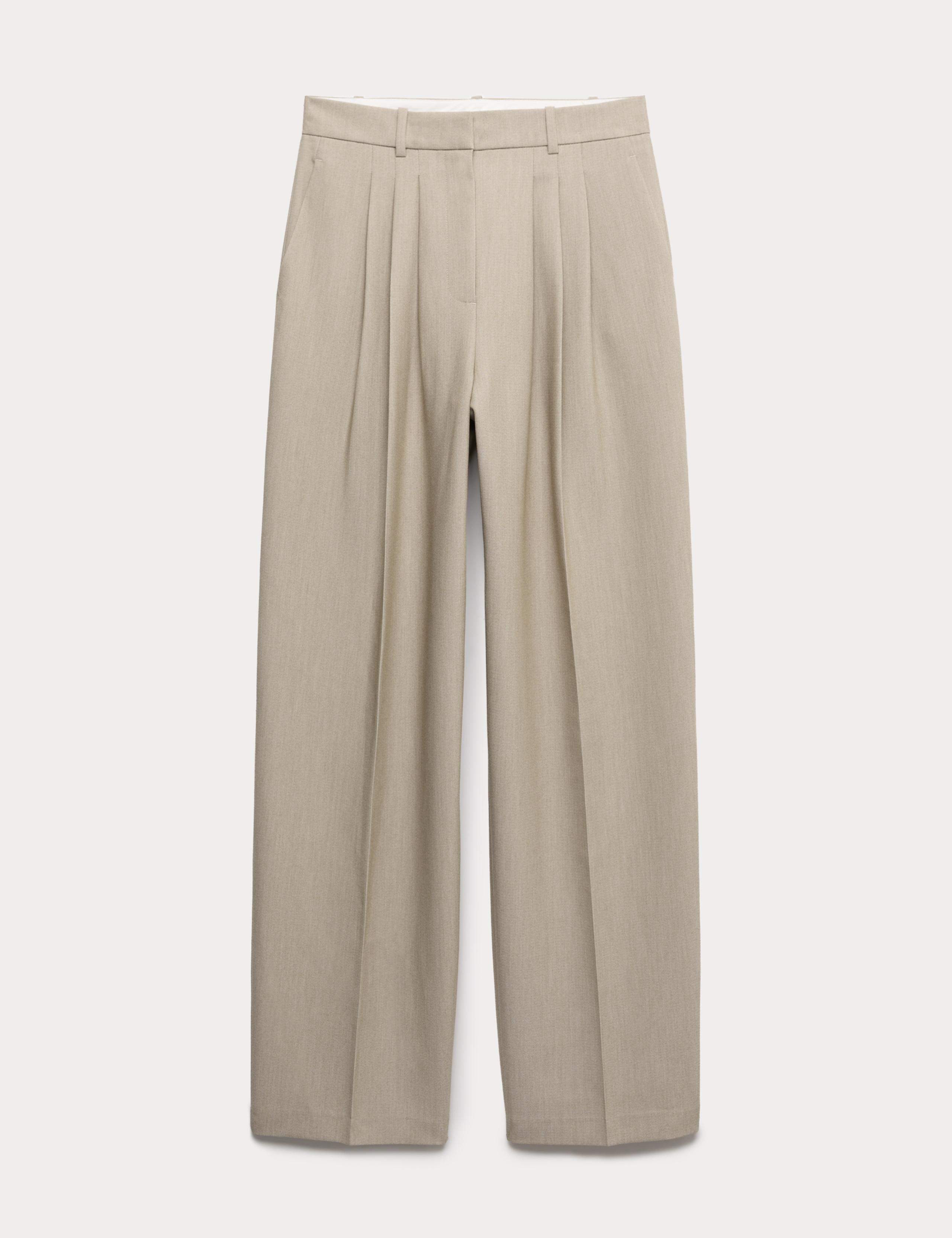 Pleat Front Carrot Leg Trousers 2 of 6