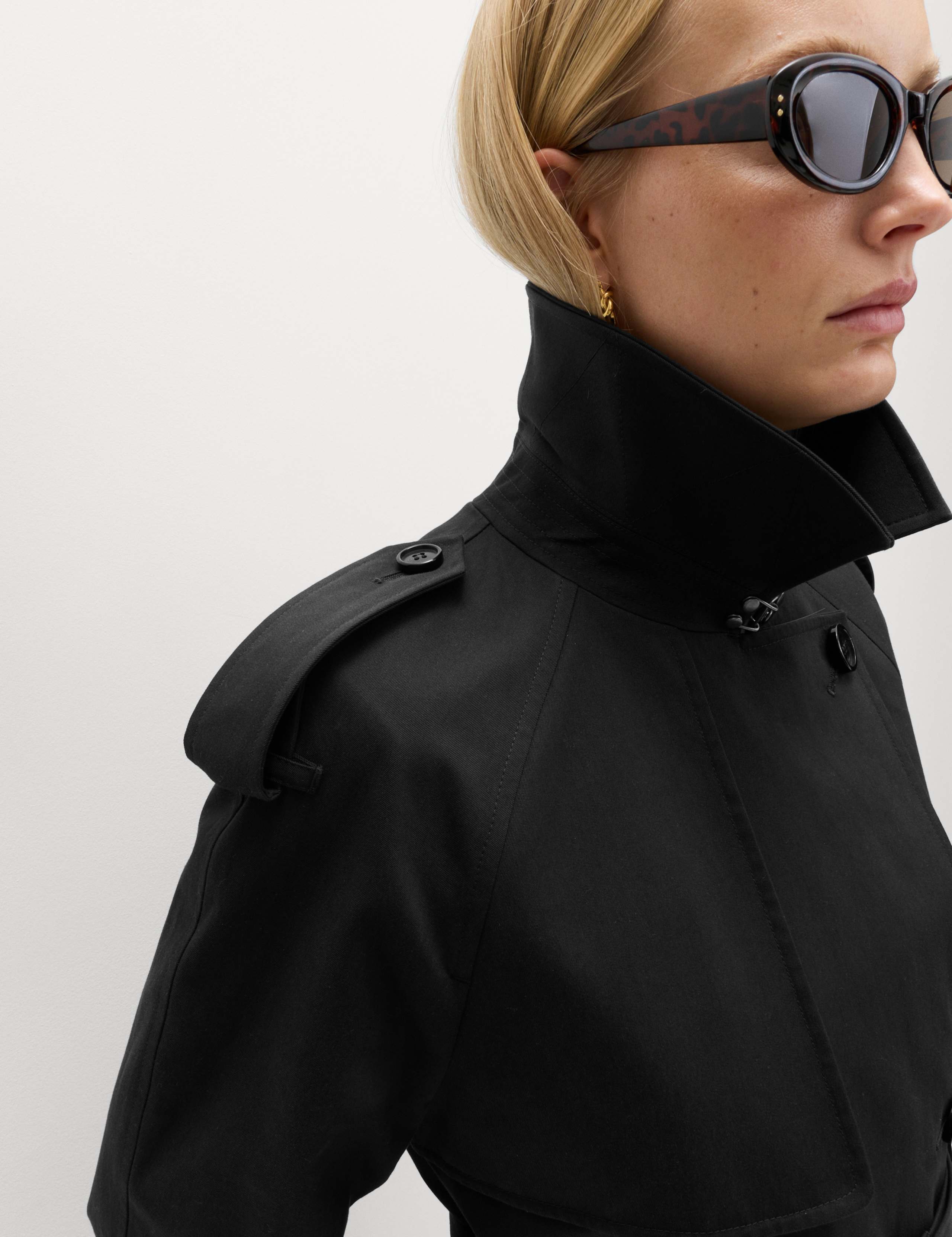 Pure Cotton Longline Trench Coat 4 of 8