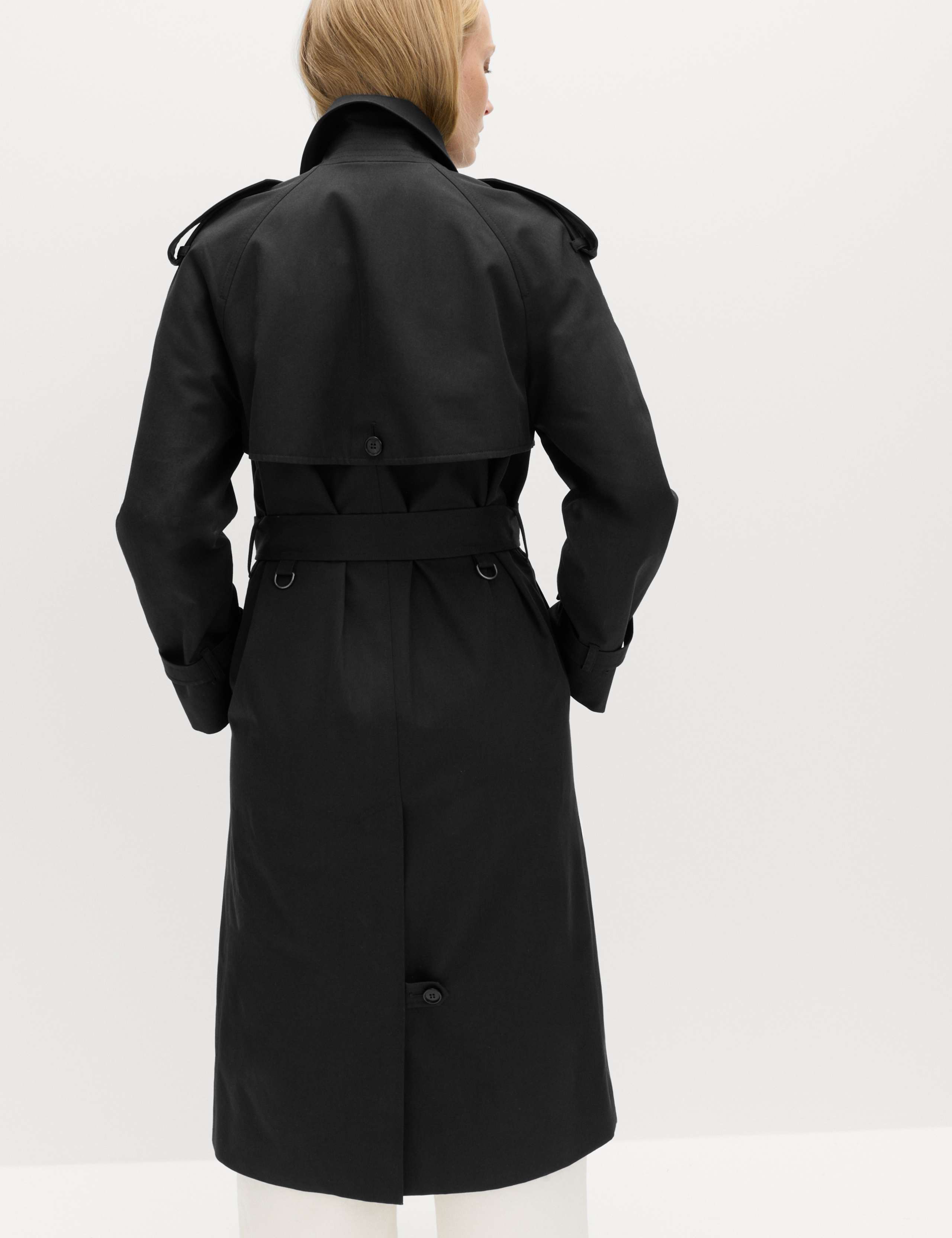 Pure Cotton Longline Trench Coat 6 of 8